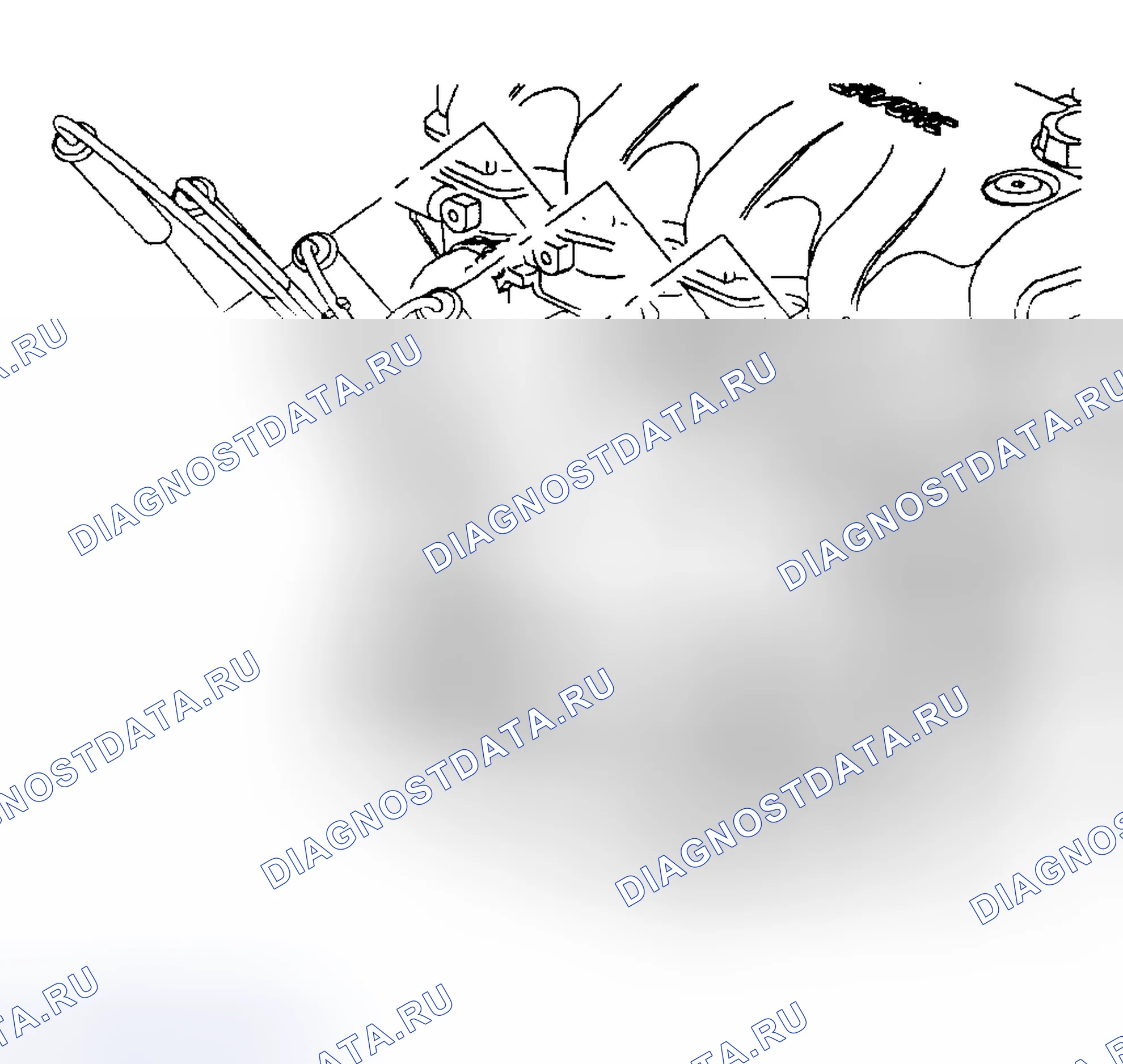 Рис. 8: Разводка проводов 1.9L свечи зажигания Saturn. Hyundai Stellar I