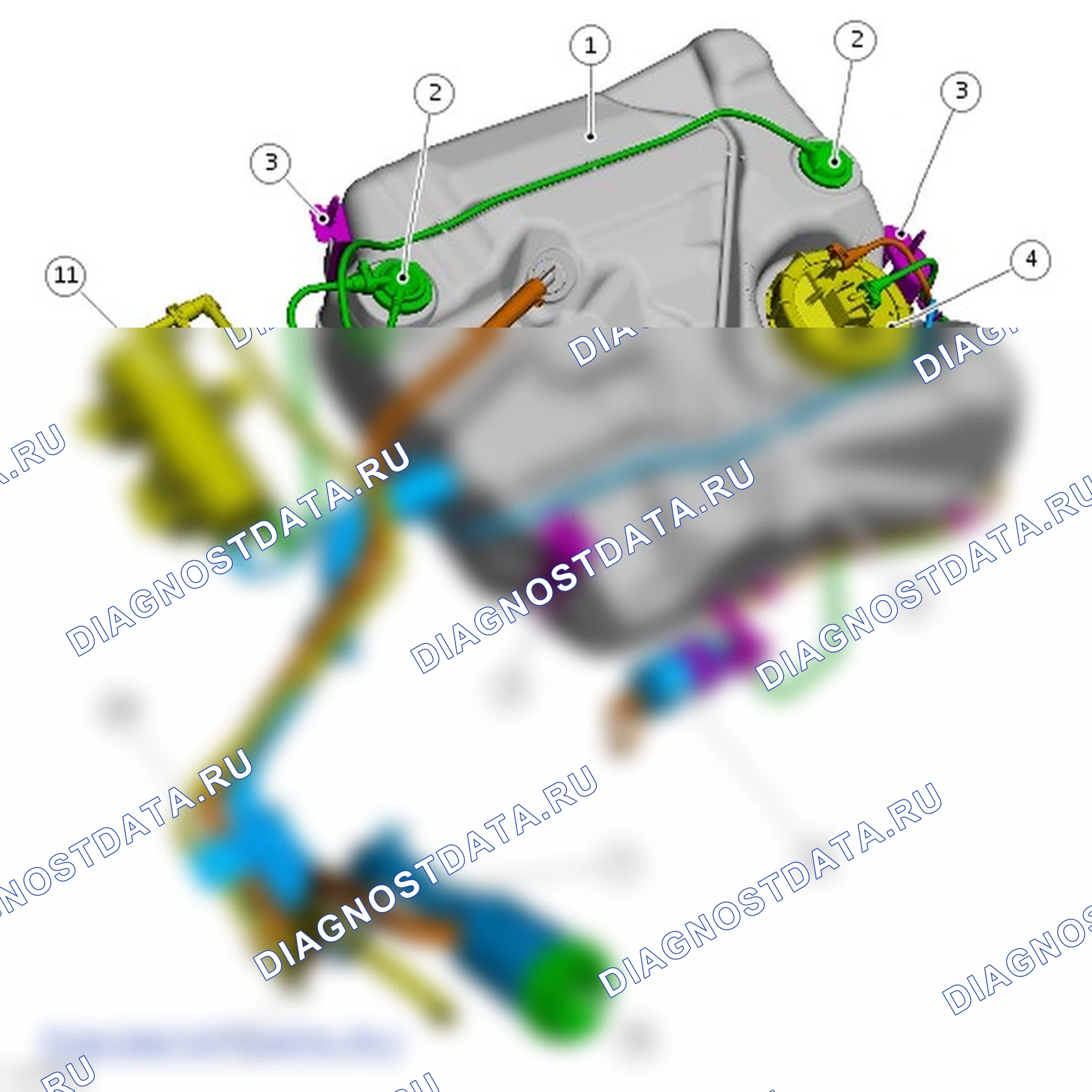 Топливный бак и топливные магистрали: описание и работа. Ford Grand C-MAX II