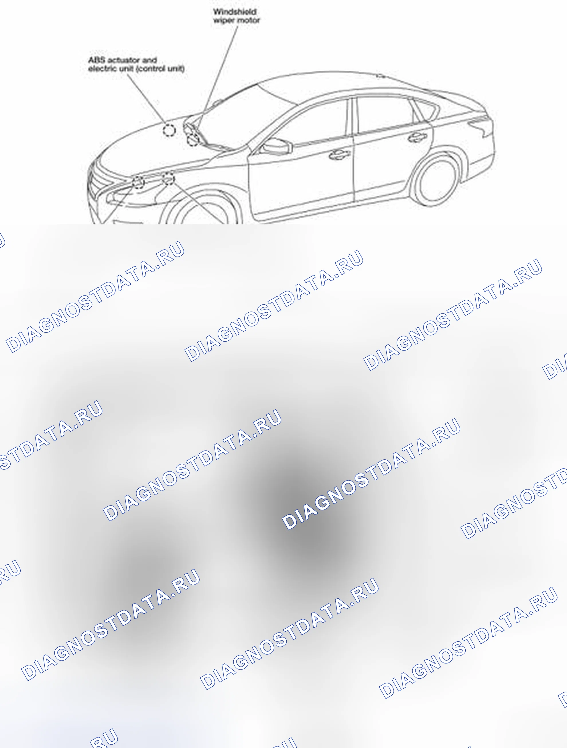 Рис. 55: МОТОРНЫЙ ОТСЕК. Nissan Altima L33