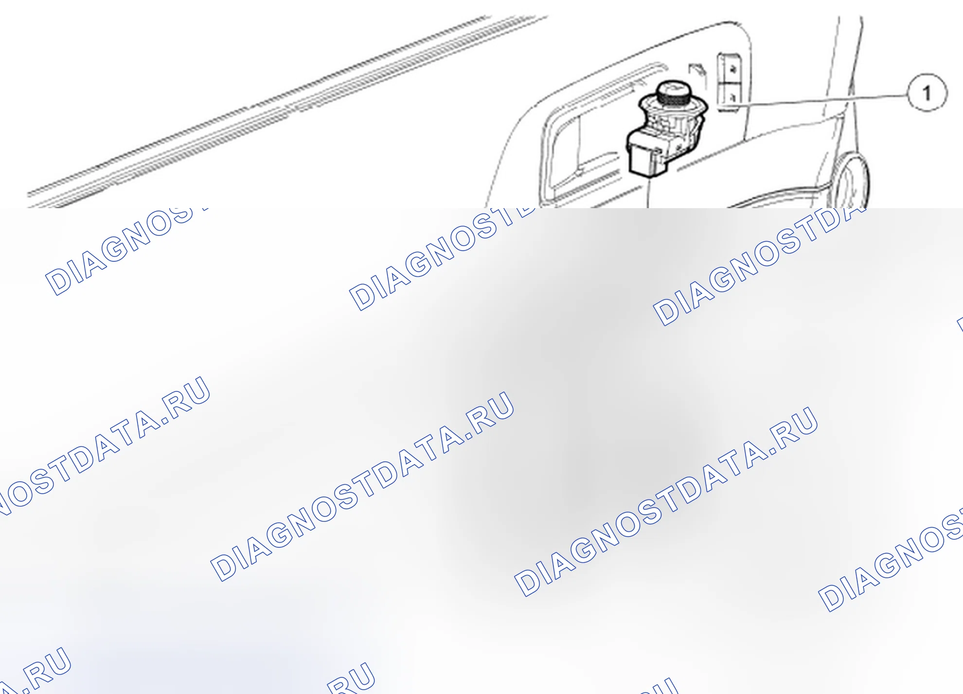 Рис. 42: Переключатель управления внешним зеркалом. Hyundai Kona I рестайлинг