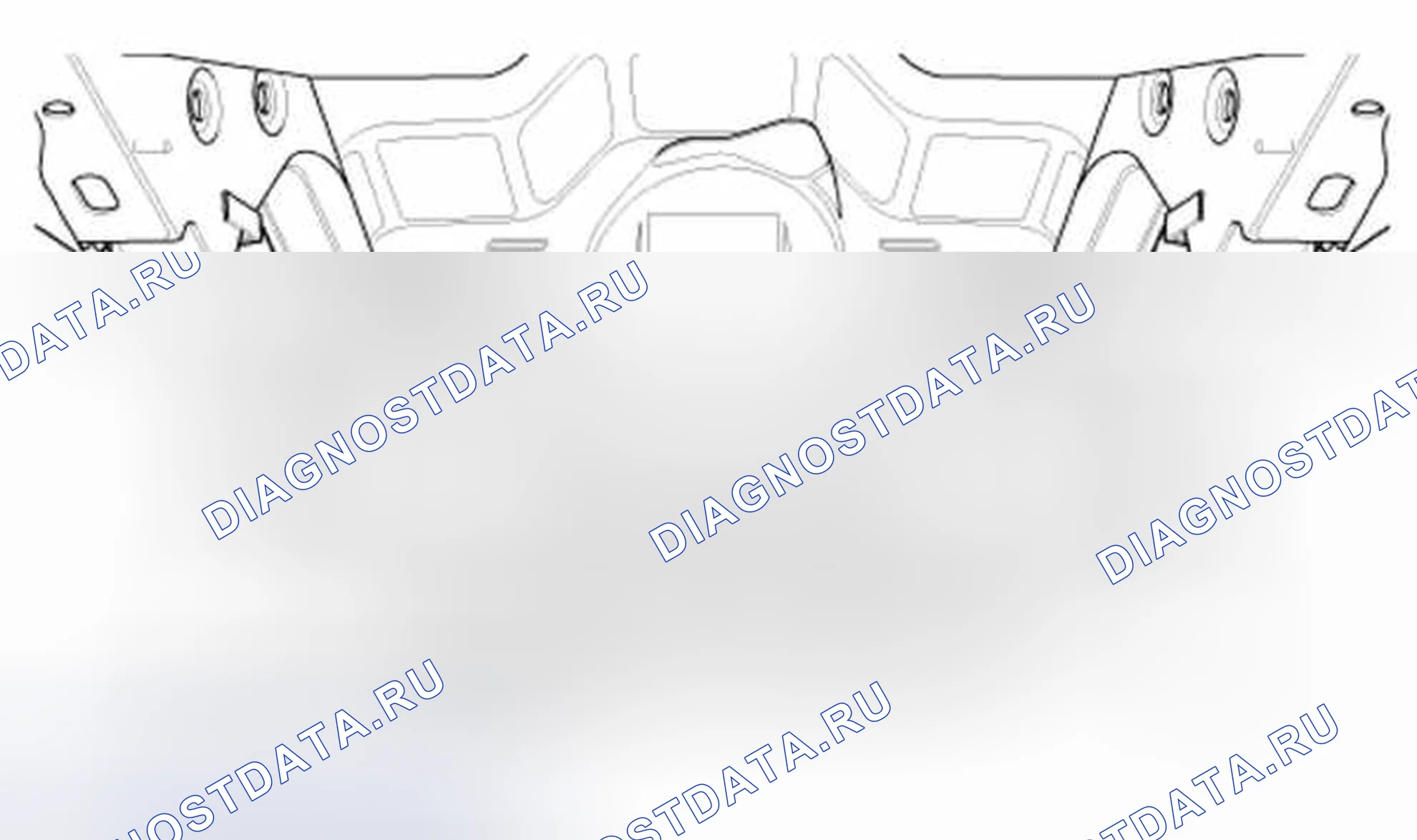 Рис. 8: Нижняя часть передней части транспортного средства. Porsche Boxster 986