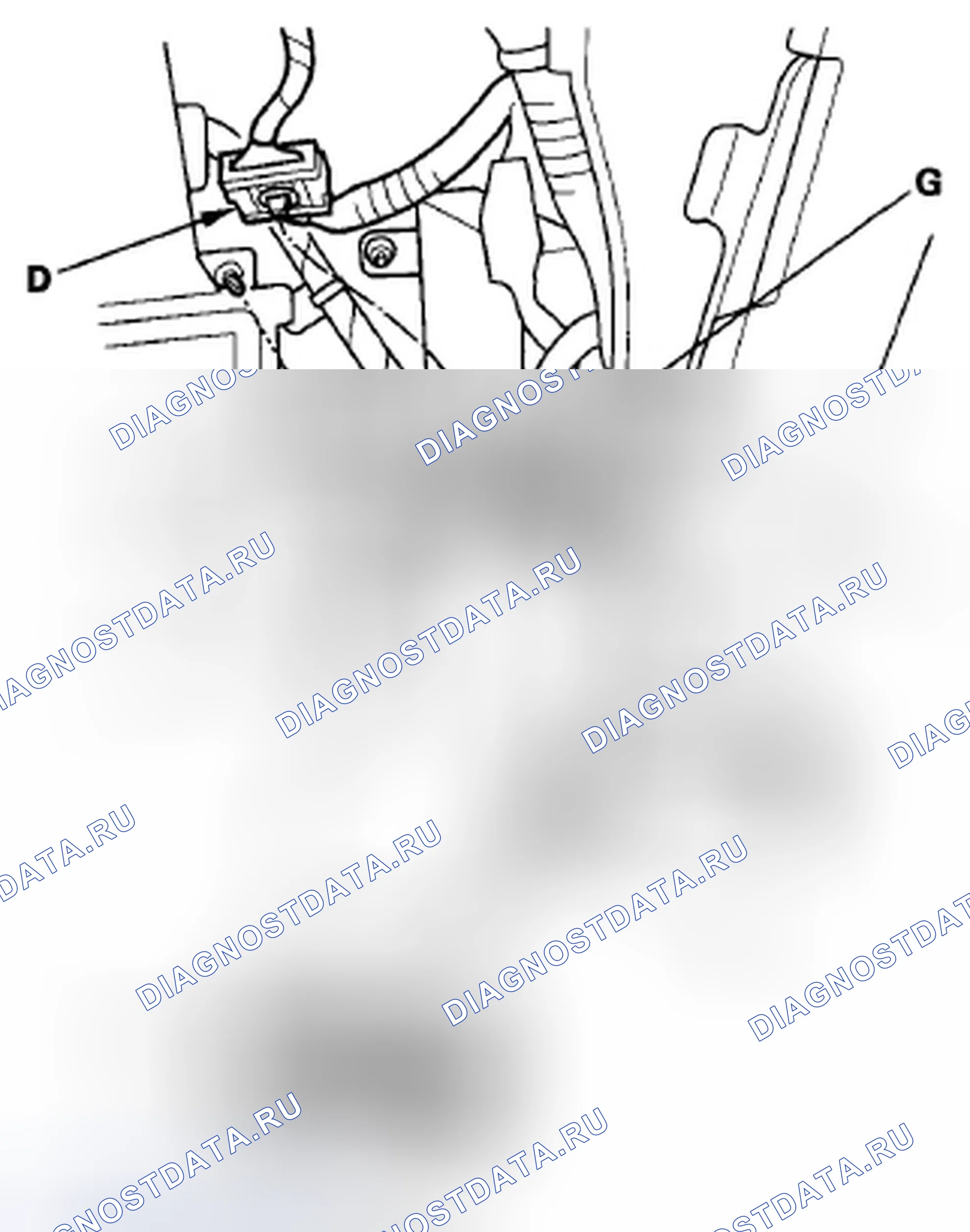 Рис. 16: ' 08-10 модели без аудиосистемы премиум-класса. Honda Odyssey IV