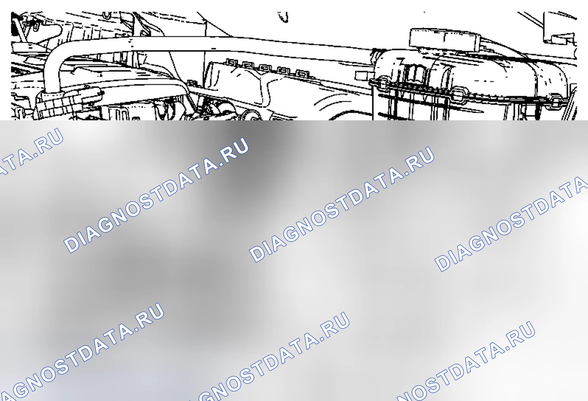 Рис. 9: Замена входного шланга нагревателя (LUV 1.4л). Chevrolet Cruze I рестайлинг