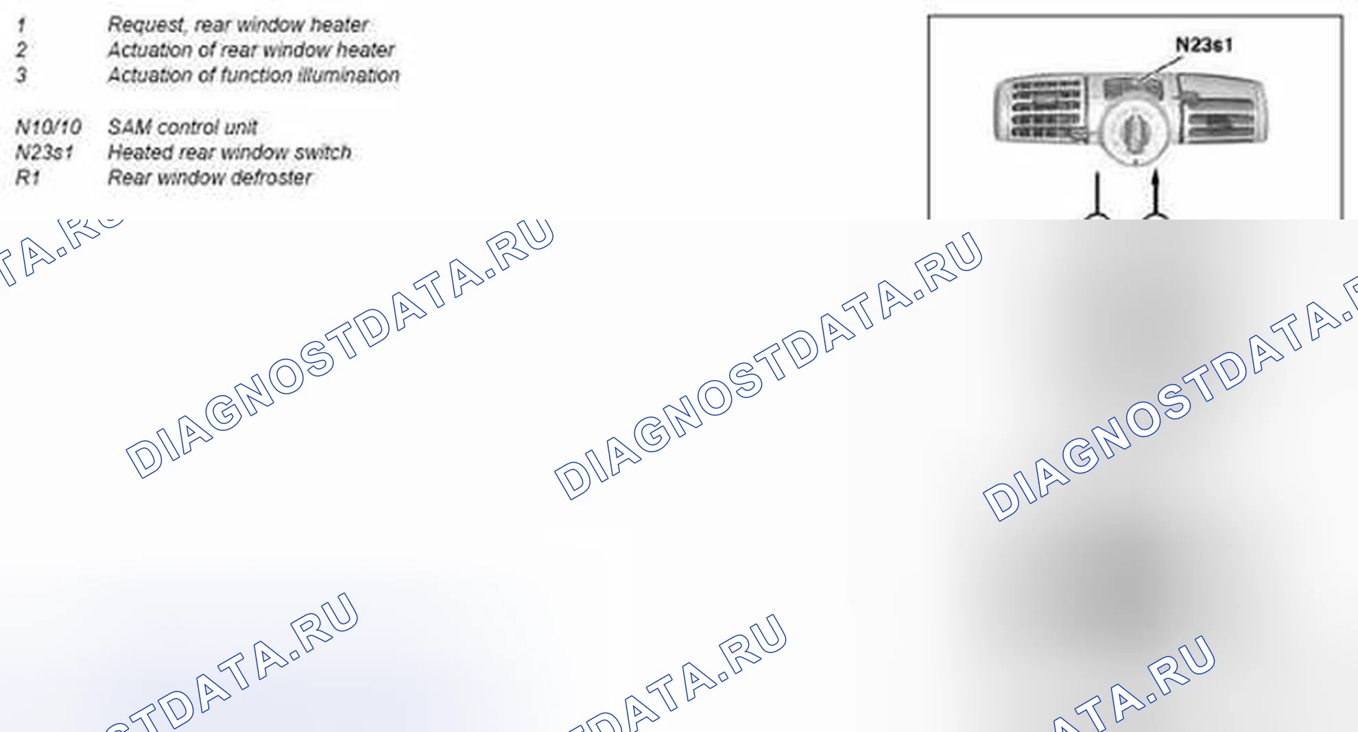 Рис. 83: Обогреваемое заднее стекло, функция - GF67.29-P-0003MCC. Kia Soul I