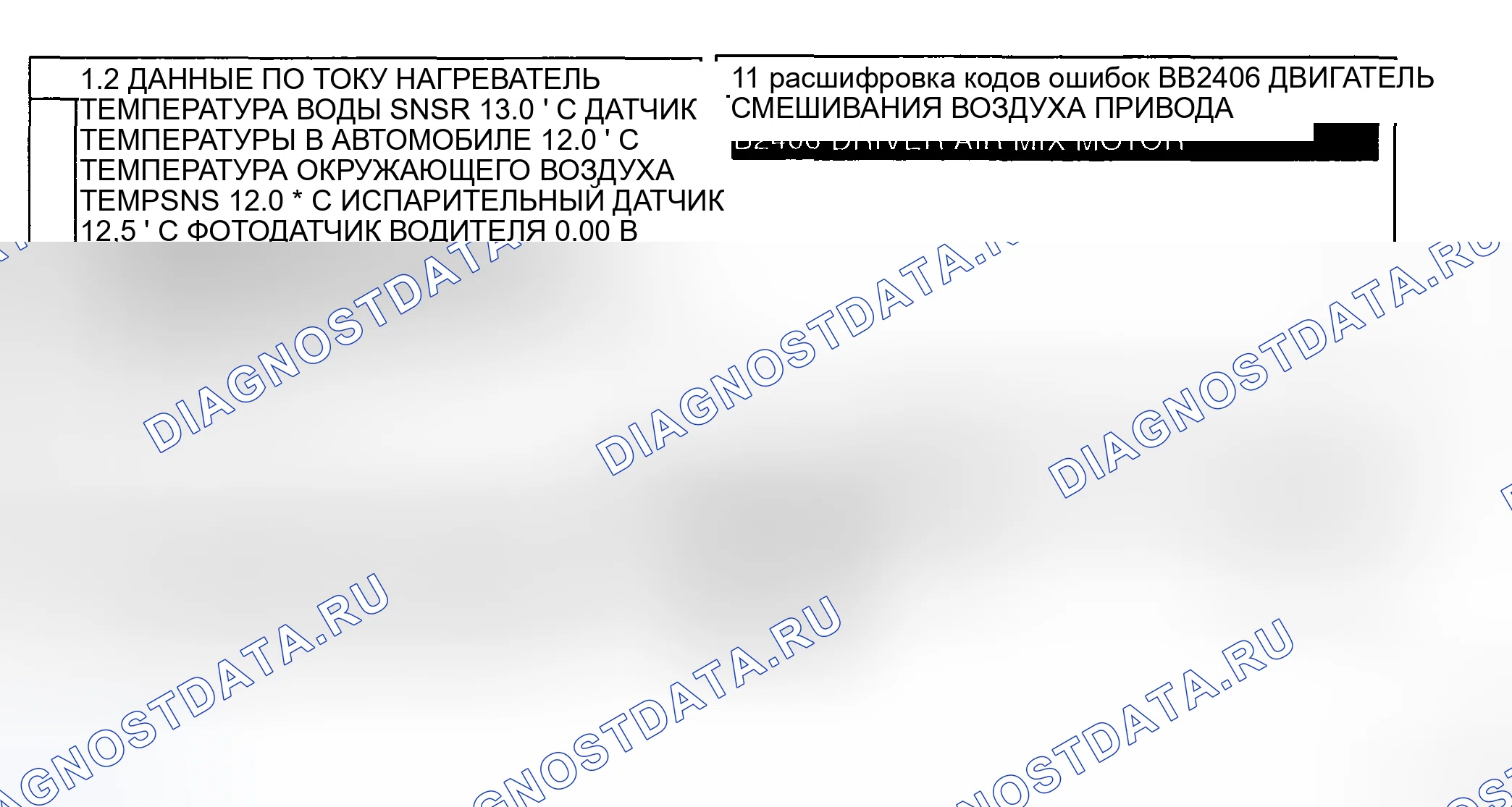 Рис. 18: МОНИТОРИНГ ДАННЫХ SCANTOOL. Haval Chitu I