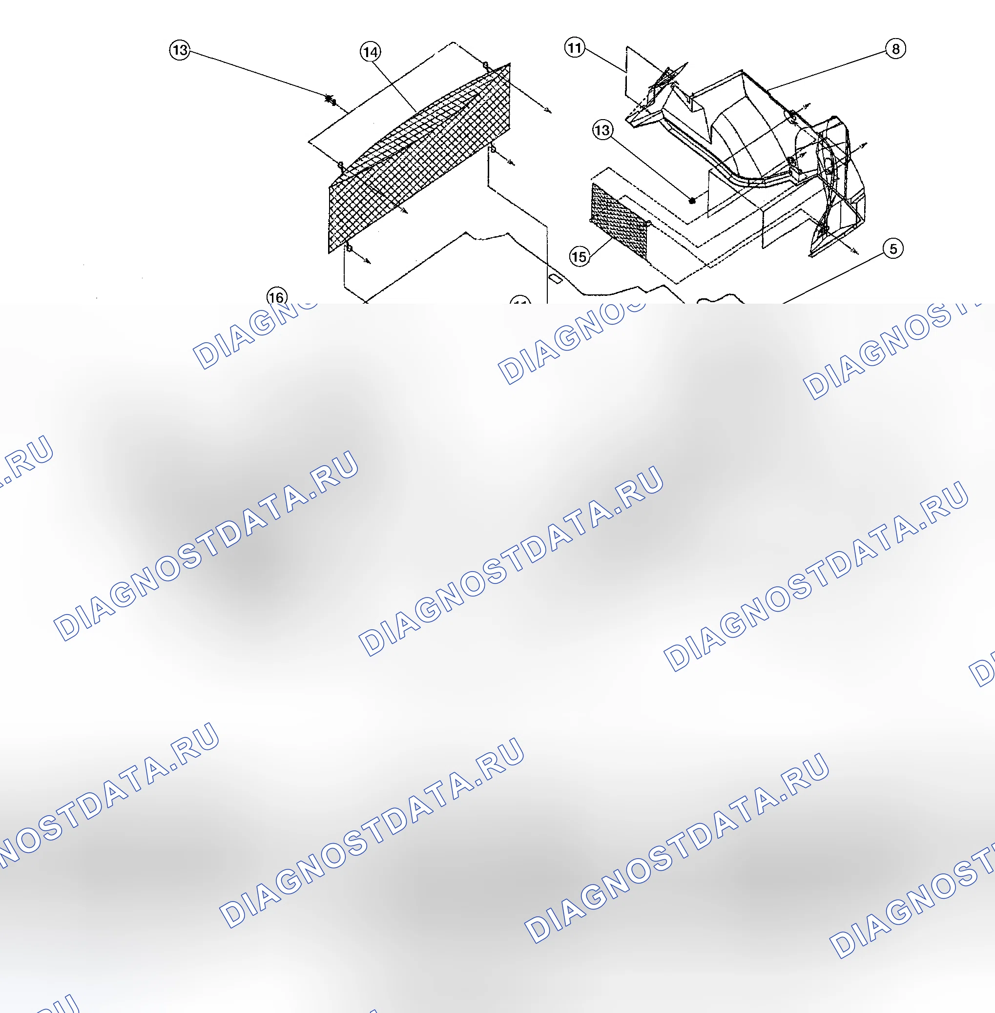 Рис. 22: Демонтаж и монтаж. Honda Mobilio Spike I