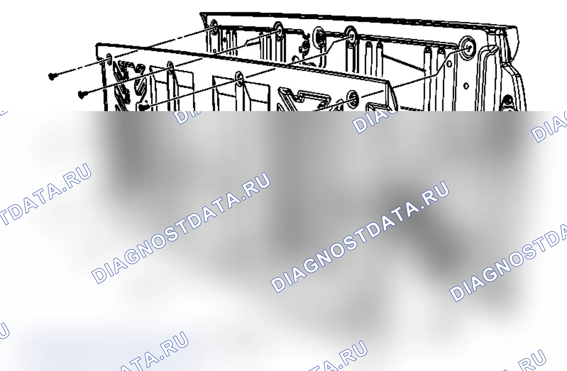 Рис. 105: Замена обрезной панели концевого затвора. Chevrolet Tahoe III