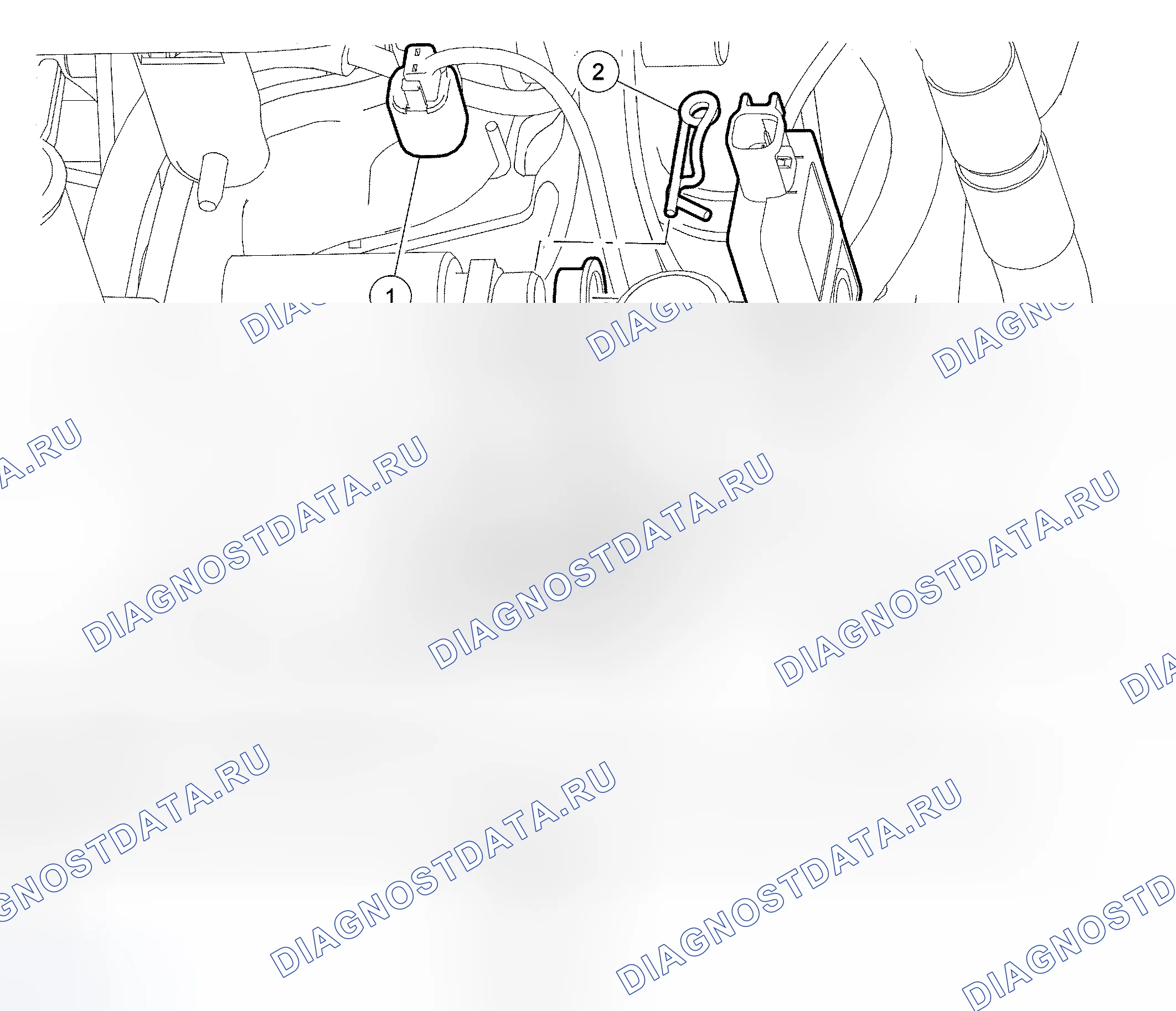 Рис. 53: Выключатель стоп-сигнала. Hyundai Mistra I рестайлинг