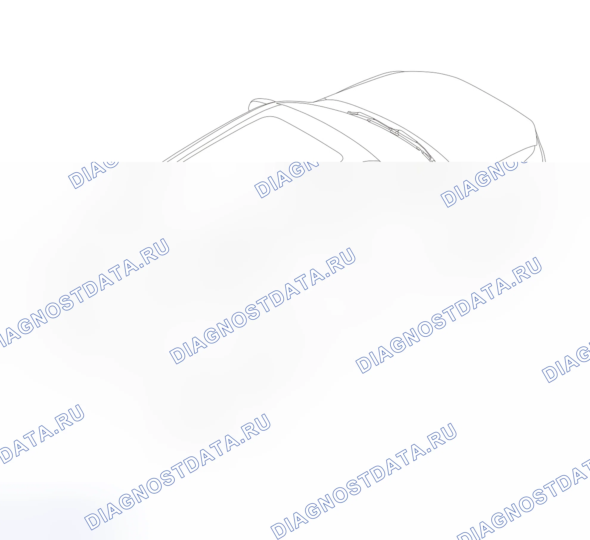 Схема расположения заднего бампера — Wey Vv6. Wey VV6 I