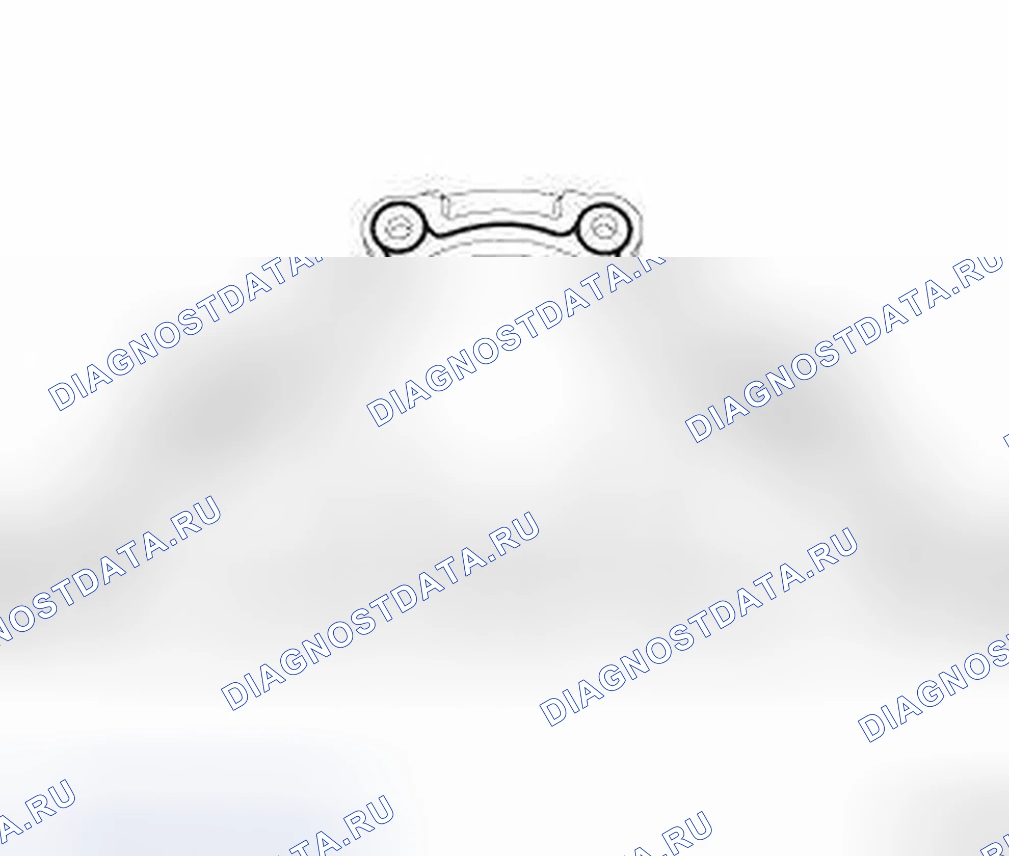 Рис. 127: Передний держатель уплотнений. Dodge Caliber I рестайлинг