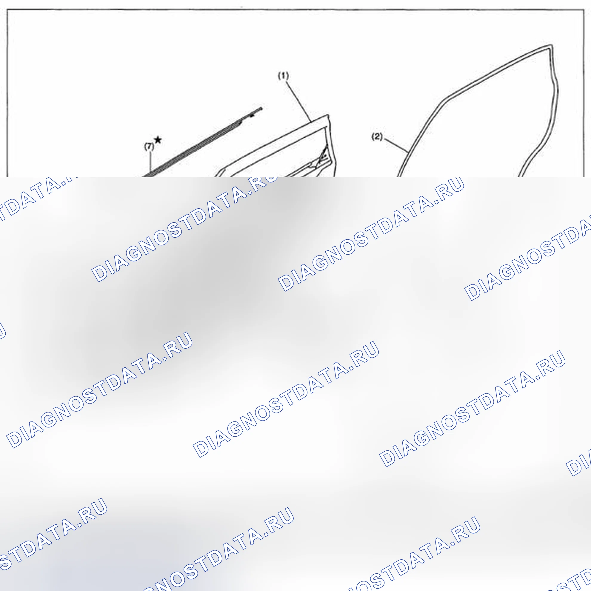 Рис. 15: ЗАДНЯЯ ДВЕРЬ. Subaru Impreza WRX STI GR