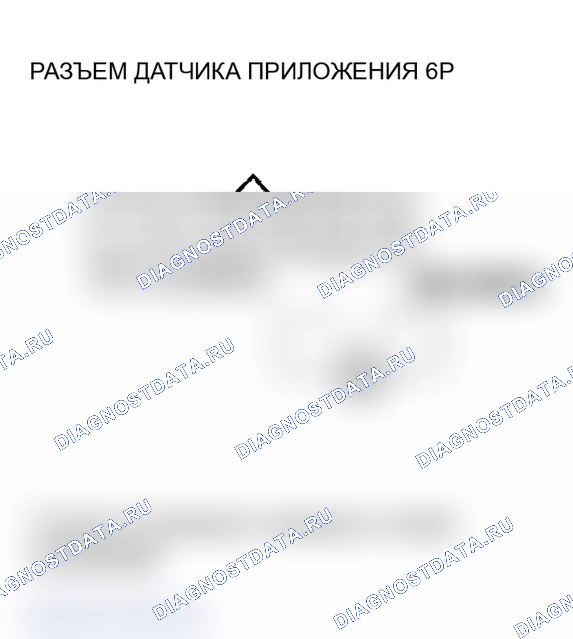 Рис. 223: P2122 расшифровка кода ошибки: низкое напряжение цепи датчика A APP (датчика D положение дроссельной заслонки). Acura MDX I