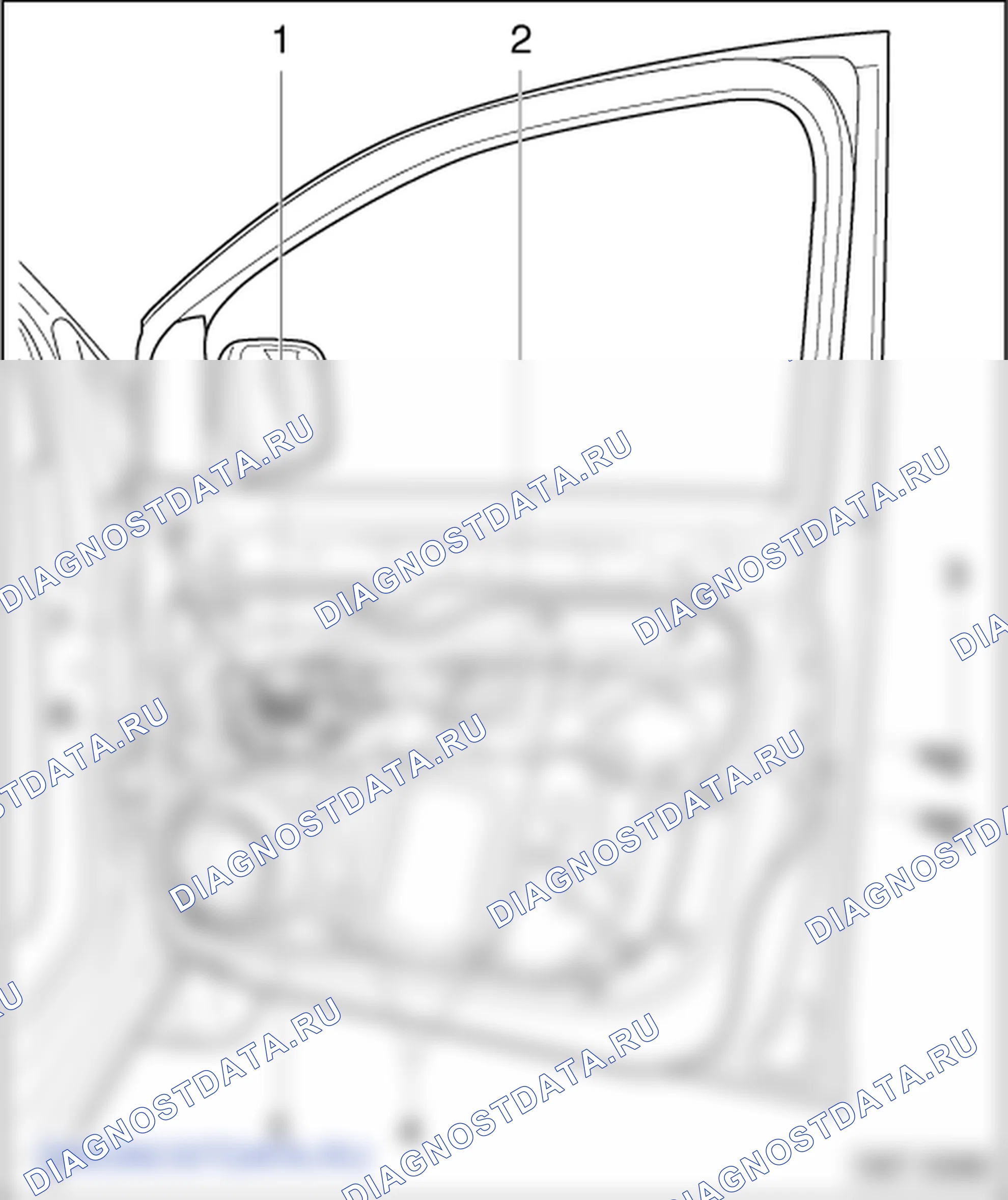 Передняя дверь. Volkswagen Caddy Iii