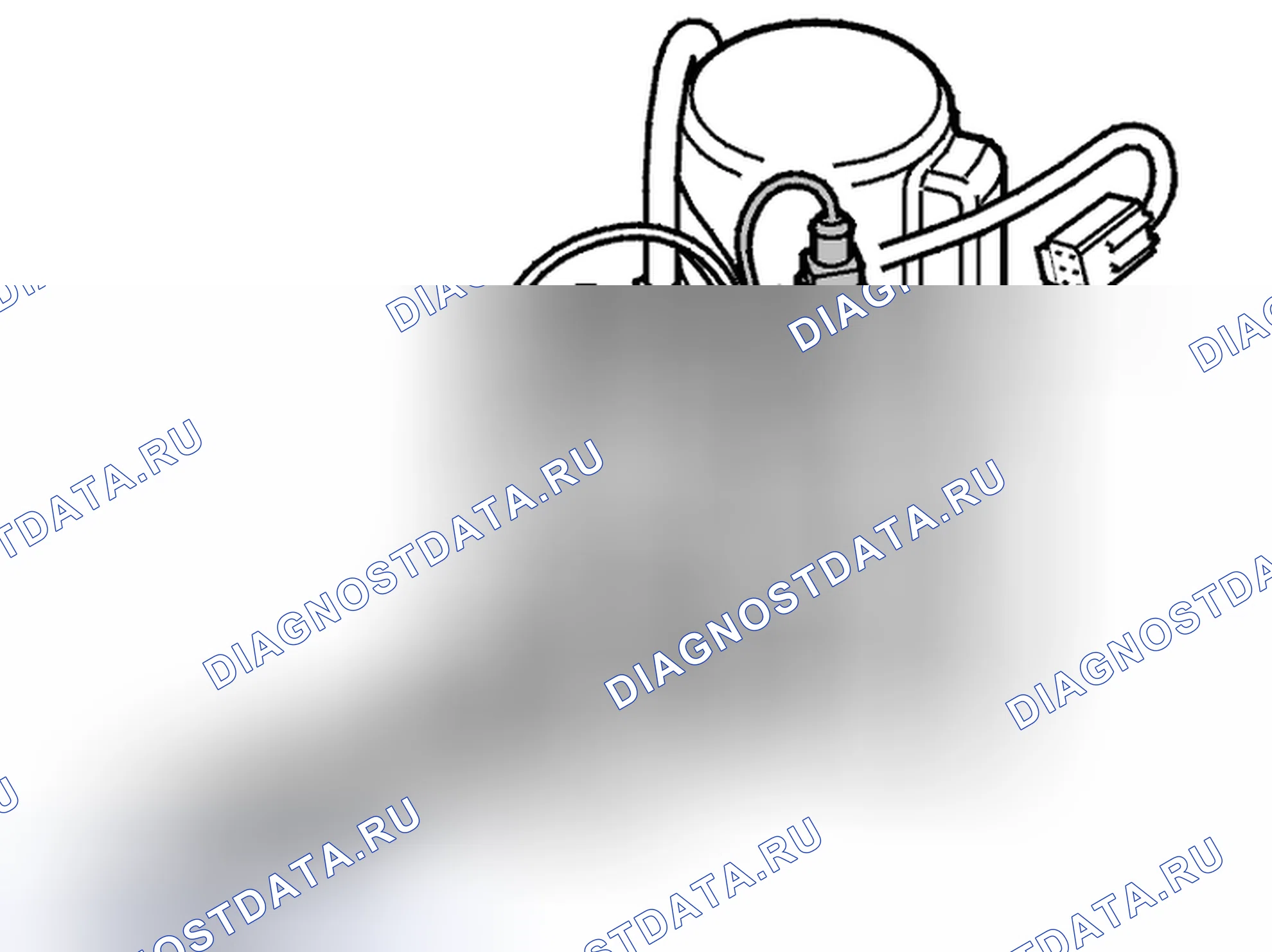 Рис. 988: Демонтаж водяного насоса. Volvo V70 II