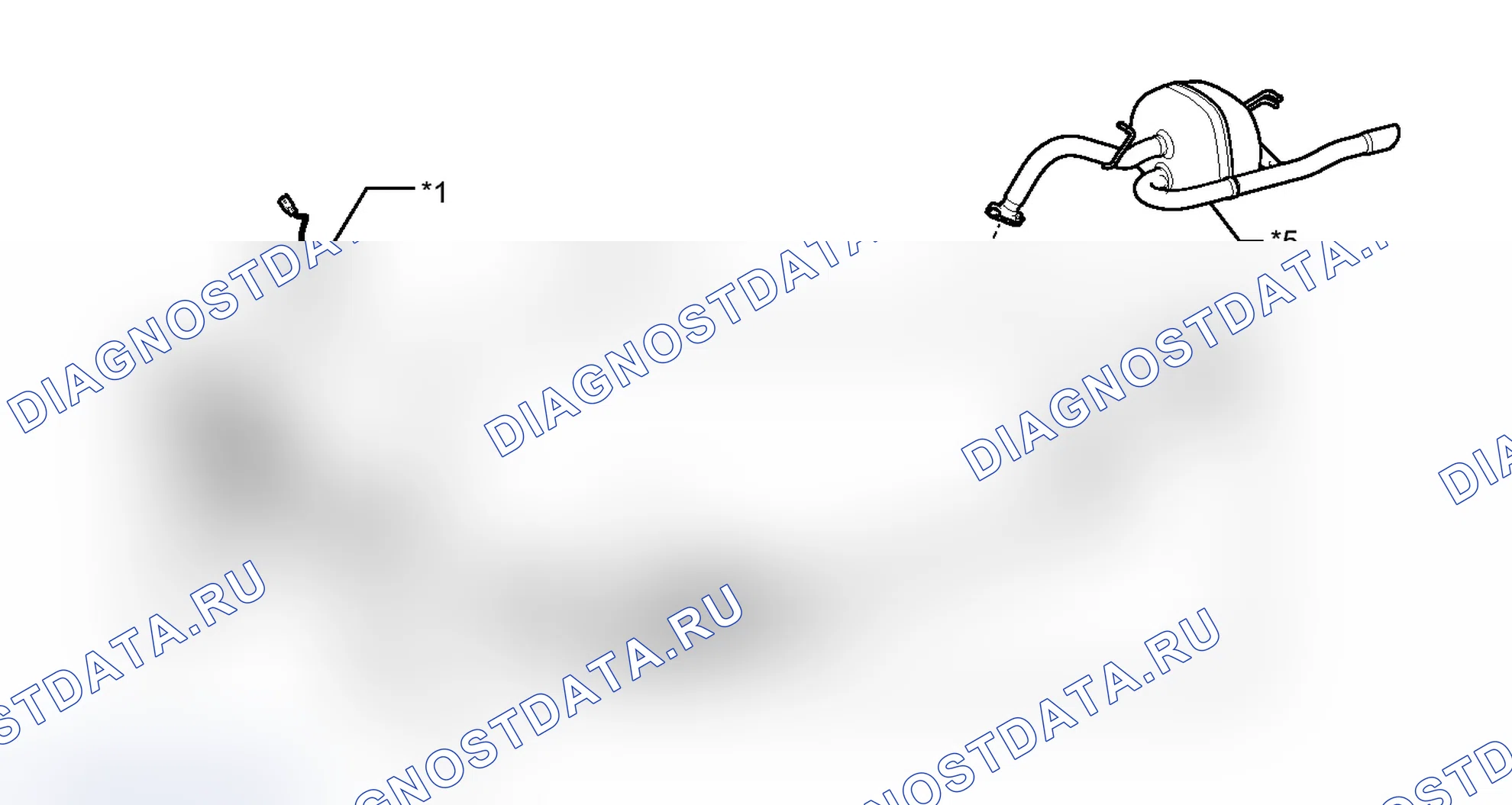Рис. 157: РАСПОЛОЖЕНИЕ КАТАЛИЗАТОРА. Toyota Prius C I