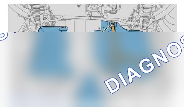 Снятие - установка: топливный бак — b1hp2c0d. Citroen C5 I рестайлинг