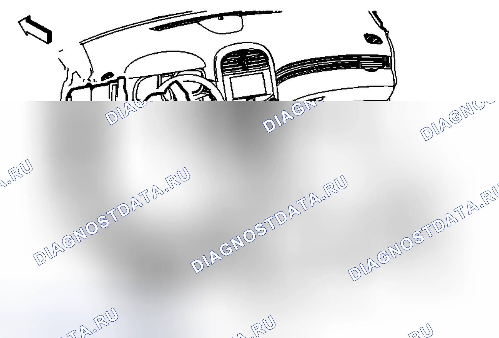Рис. 7: Замена ковра передней панели пола - левая сторона. Chevrolet Malibu VIII рестайлинг