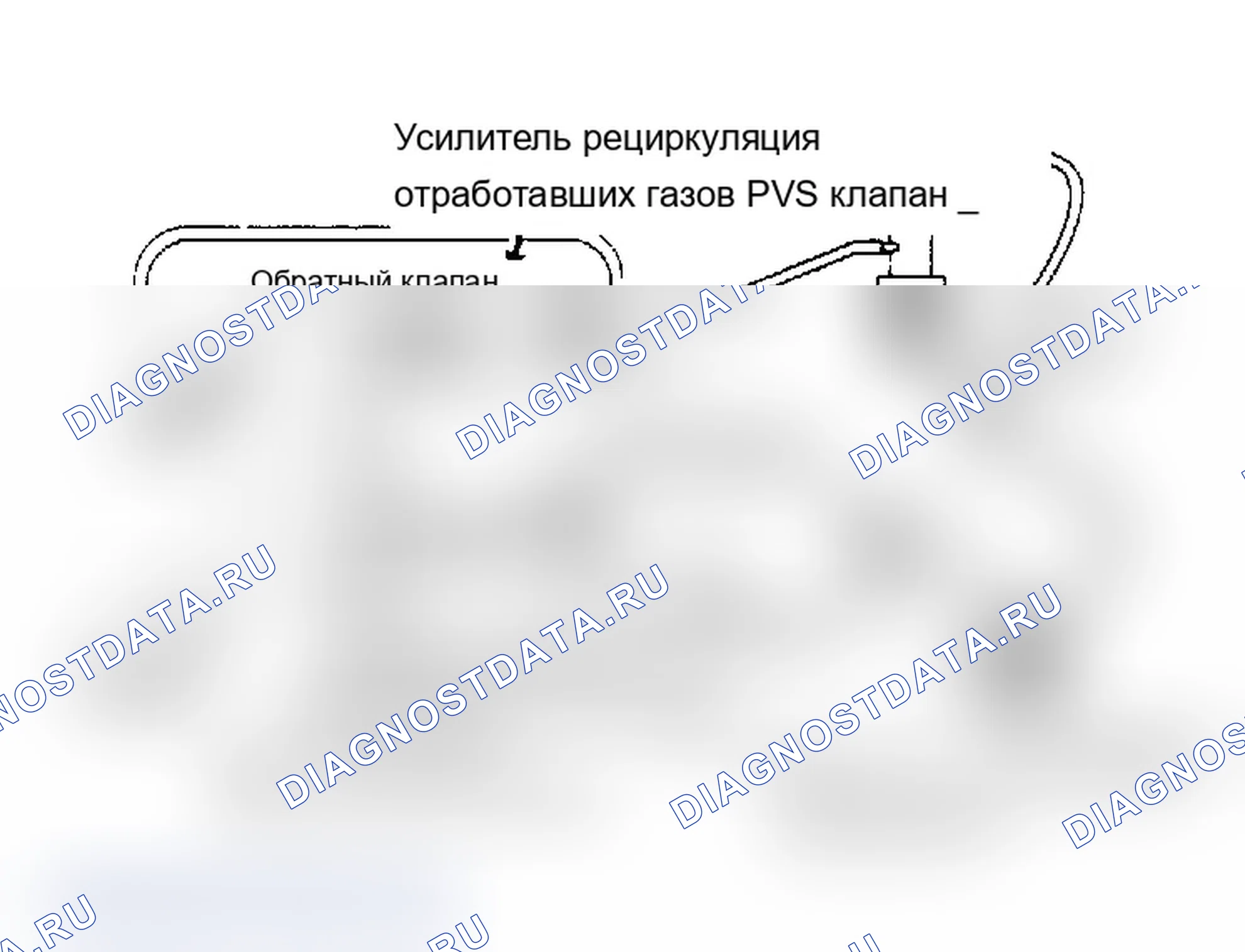 Рис. 1: Портированная система рециркуляция отработавших газов. Ford RV Cutaway E350 