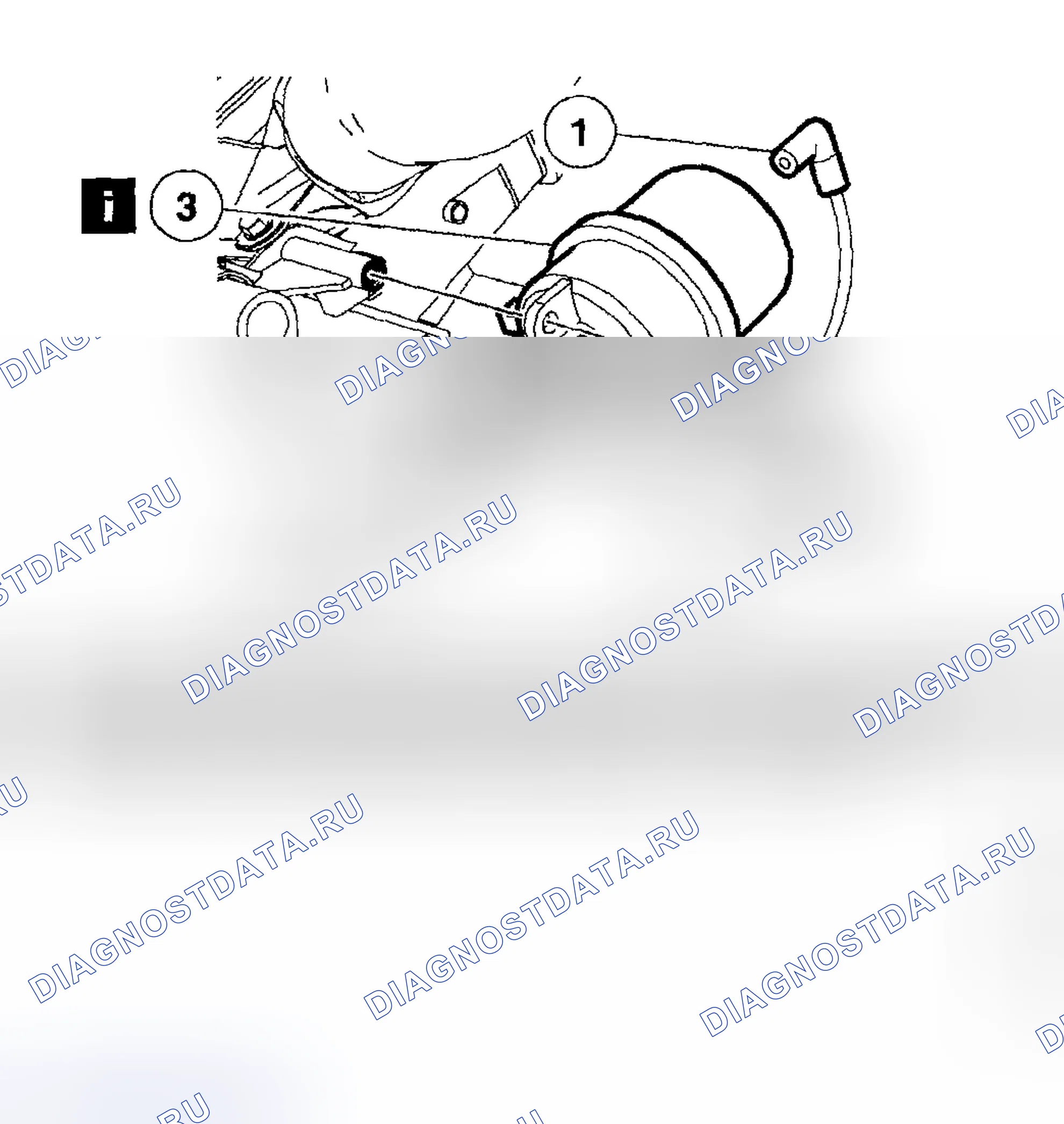 Рис. 298: Двигатель управления вакуумом - дверца панели. Hyundai ix20 I рестайлинг