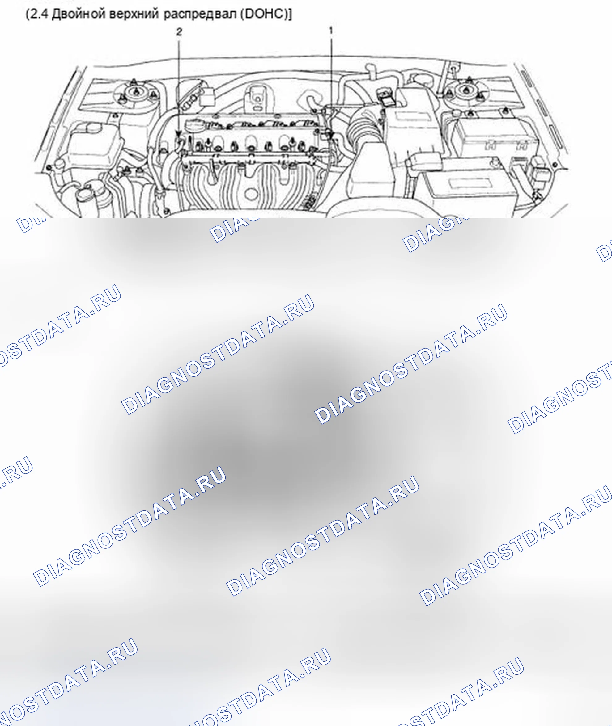 Рис. 11: РАСПОЛОЖЕНИЕ КОМПОНЕНТОВ. Hyundai Sonata V рестайлинг