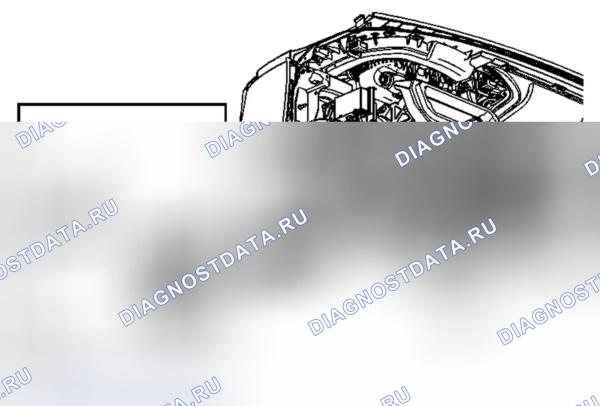 Рис. 28: Замена модуля интерфейса мультимедийного проигрывателя. Buick LaCrosse II
