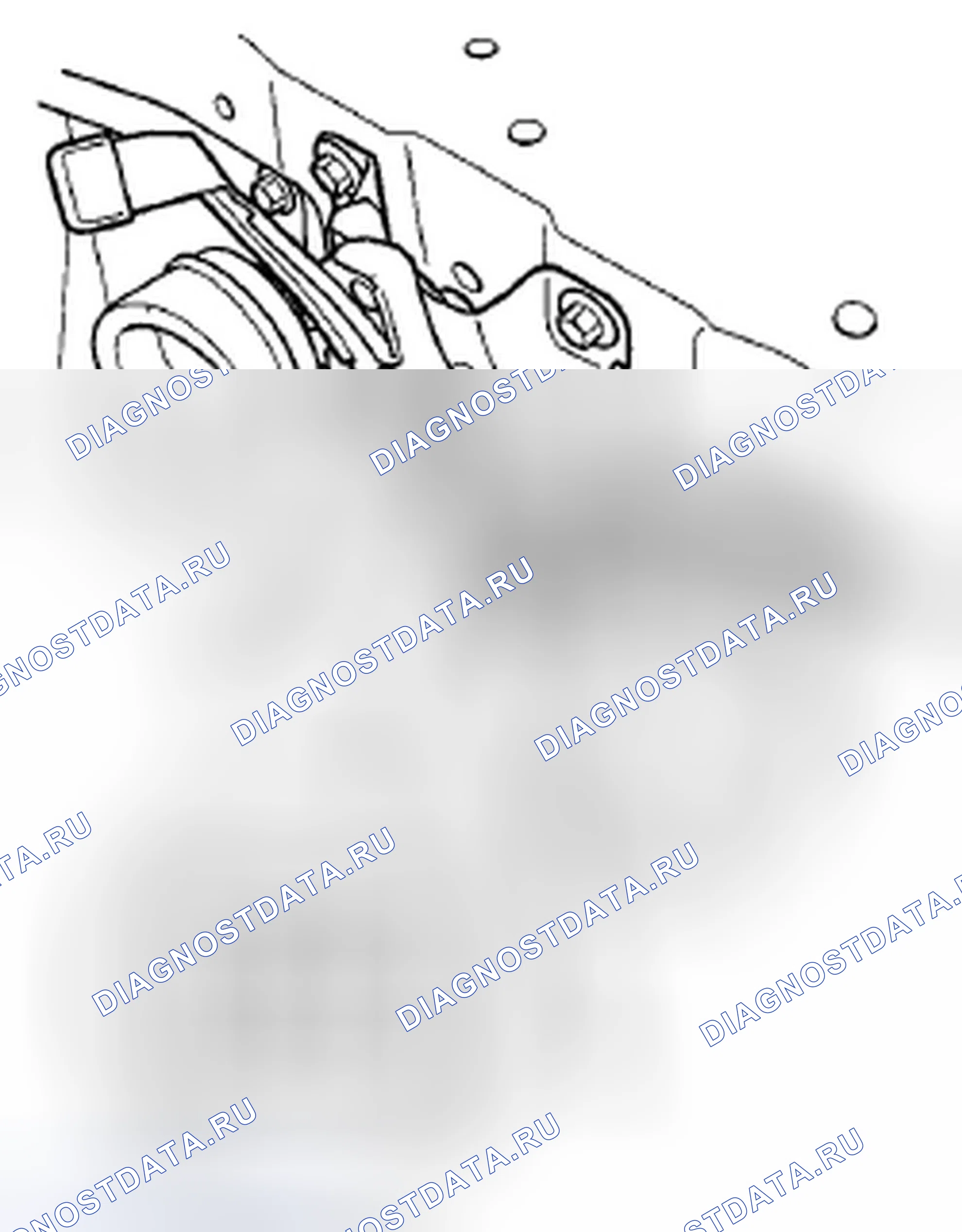 Рис. 52: Испытание выключателя защитного колпака. Honda Crosstour I