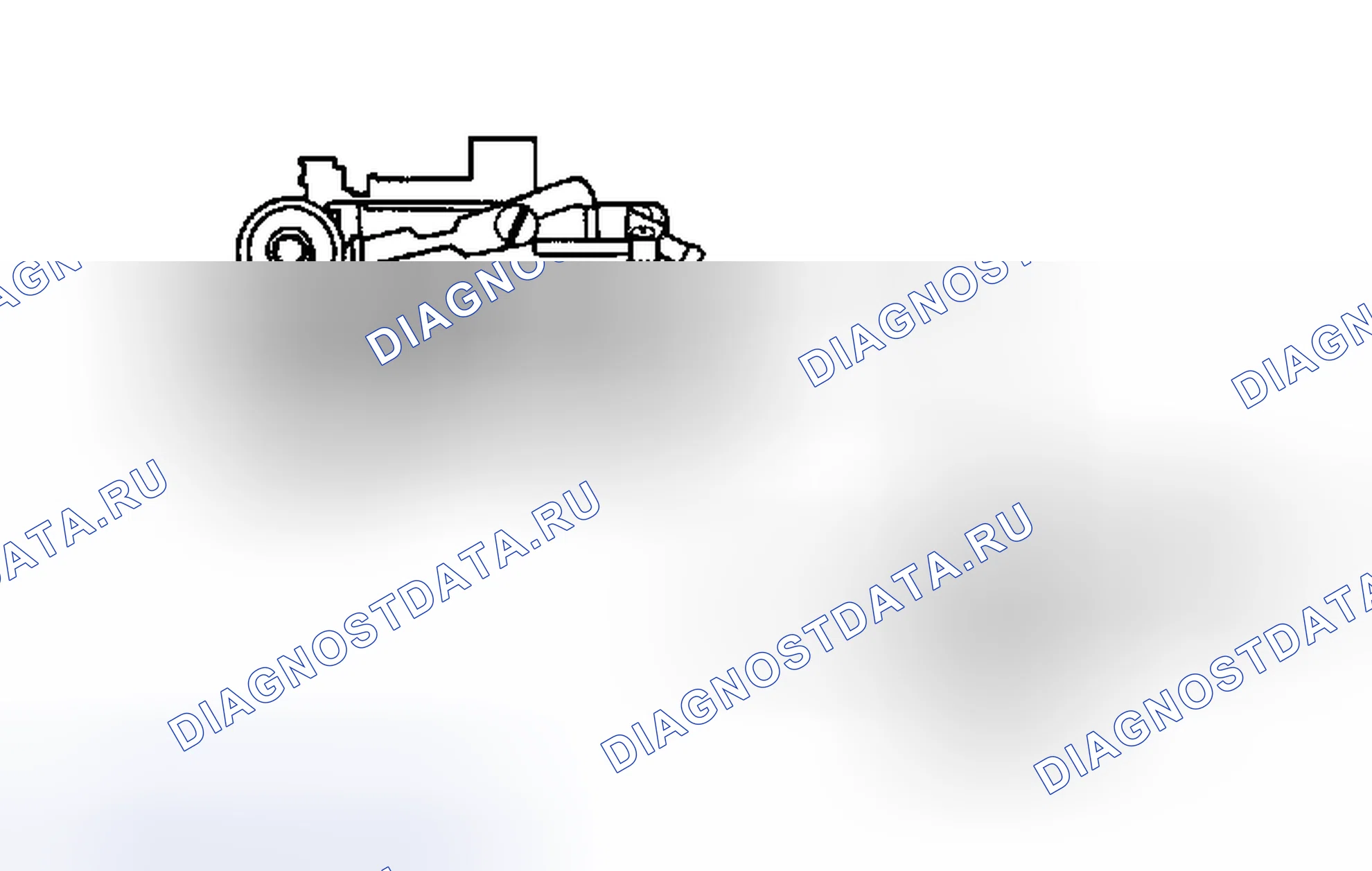 Рис. 56: Расположение номера детали карбюратора. GMC Vandura I