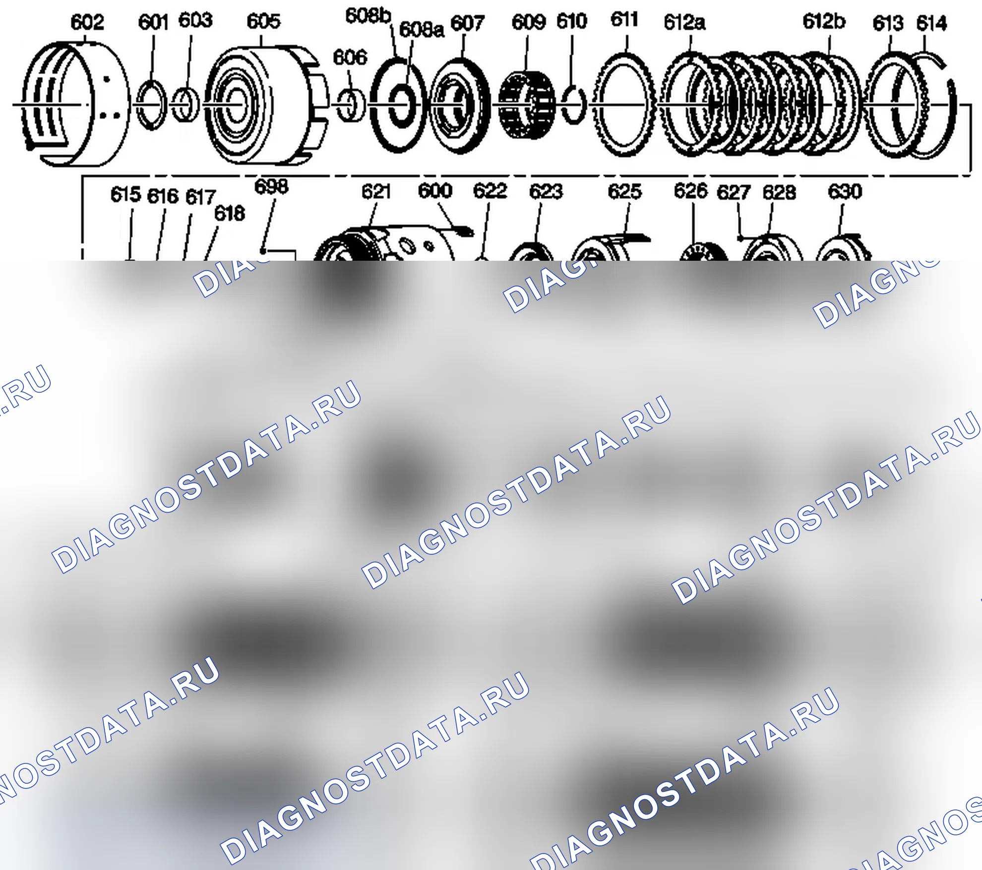 Рис. 173: Внутренние детали (1 из 2). Chevrolet Express G1500 