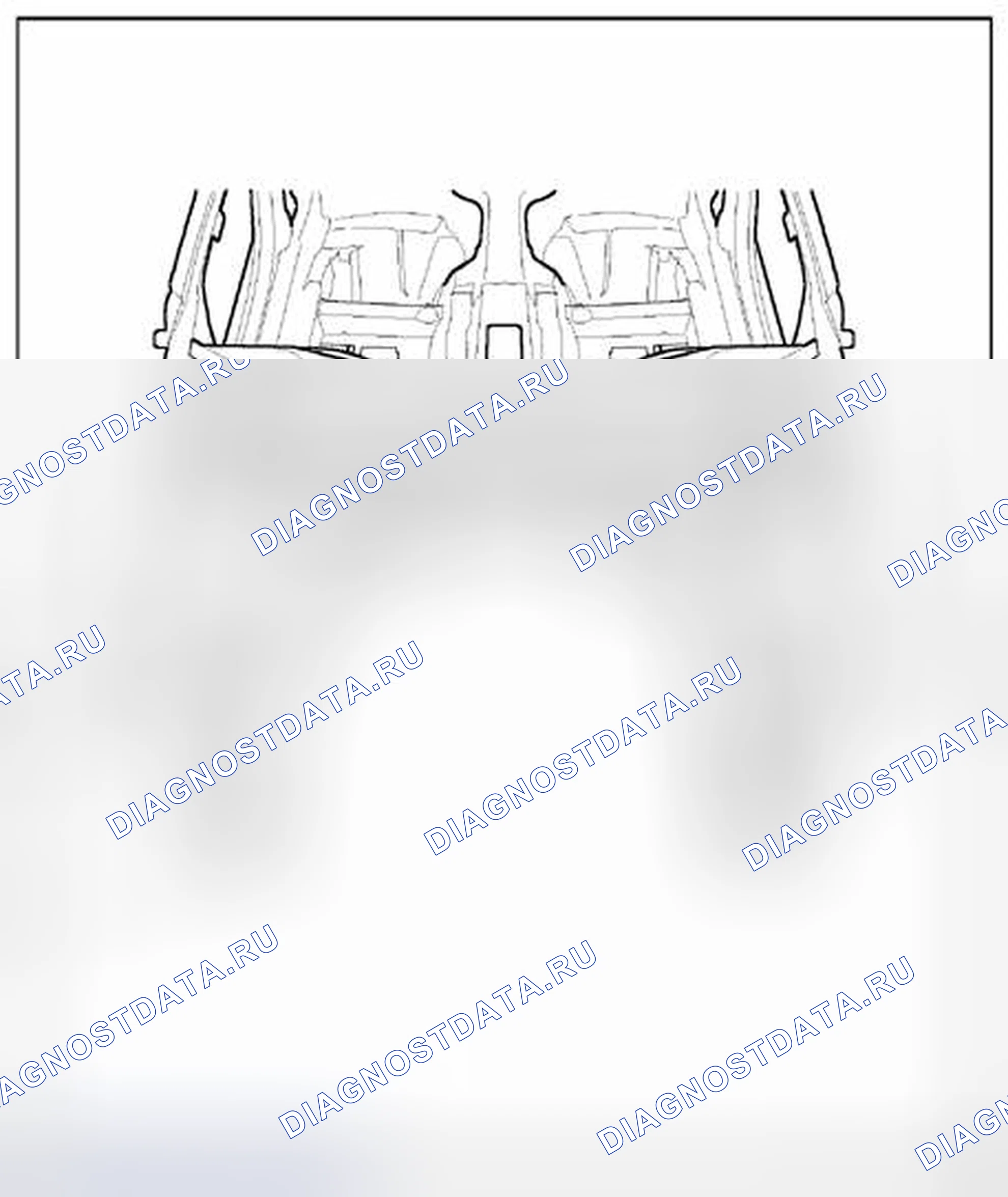Рис. 103: Передний центрирующий кронштейн. Volkswagen Jetta V