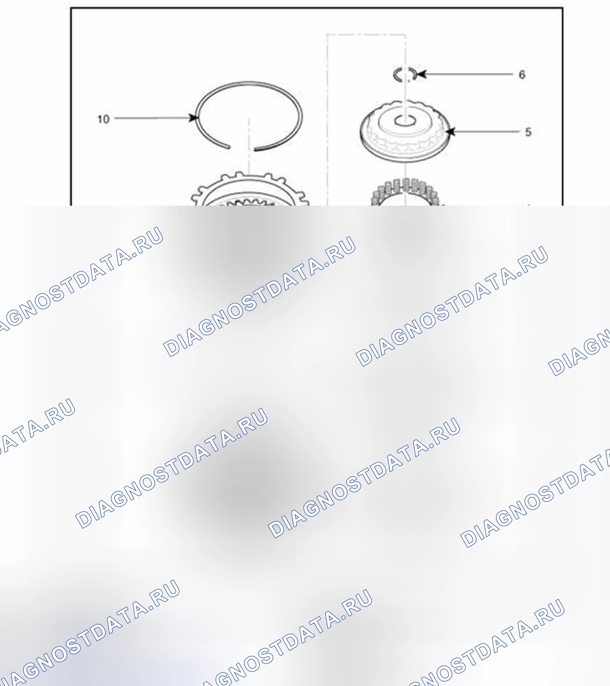 Рис. 1244: Комплектующие. Kia Forte I