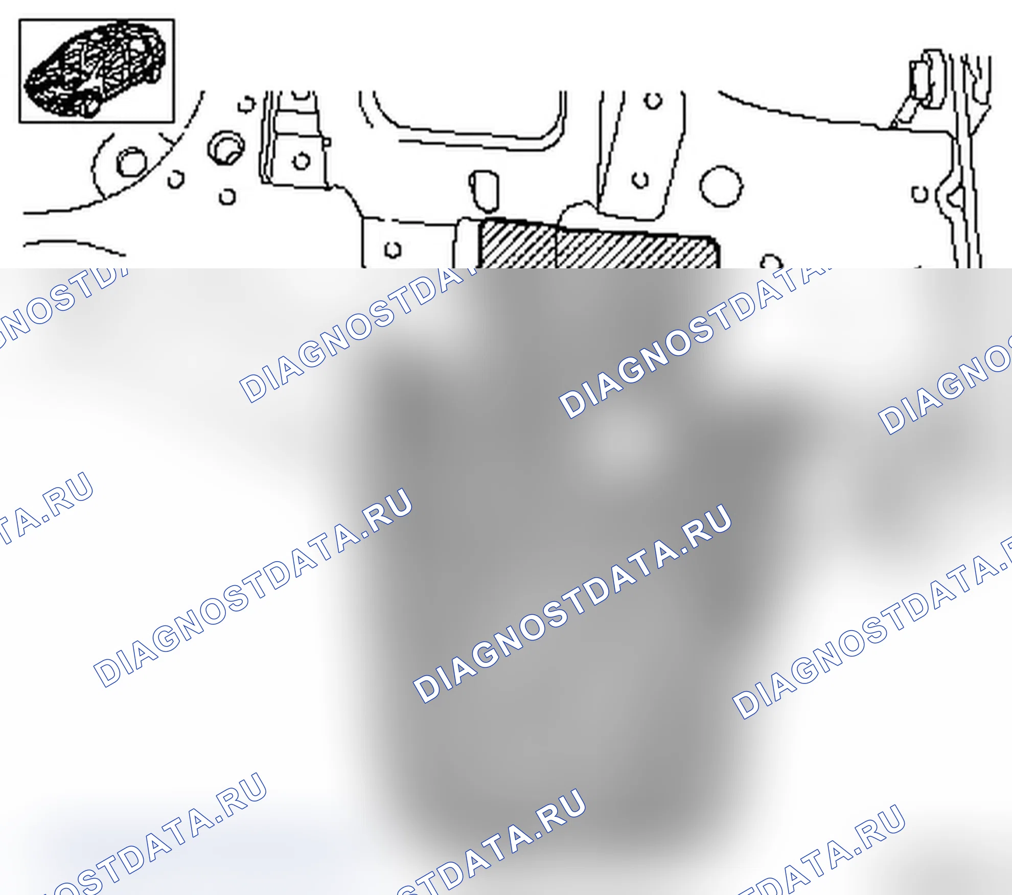 Замена опоры корпуса переднего моста. Opel Astra H