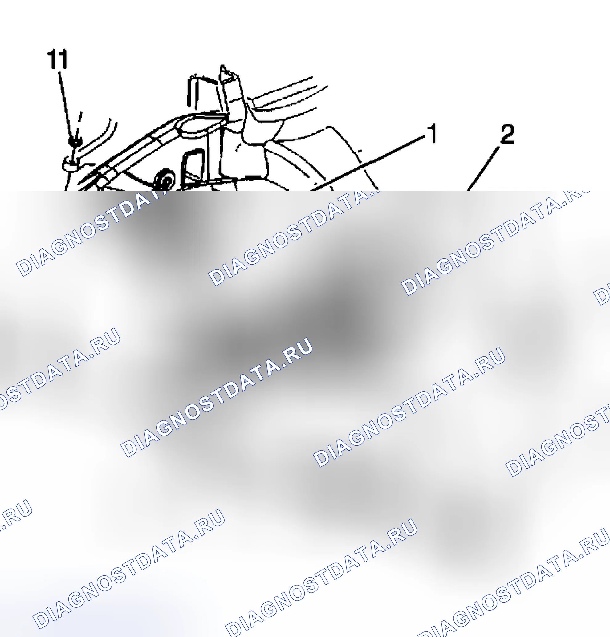 Рис. 9: Порядок демонтажа. GMC Cab & Chassis Sierra 3500 GMT800 early