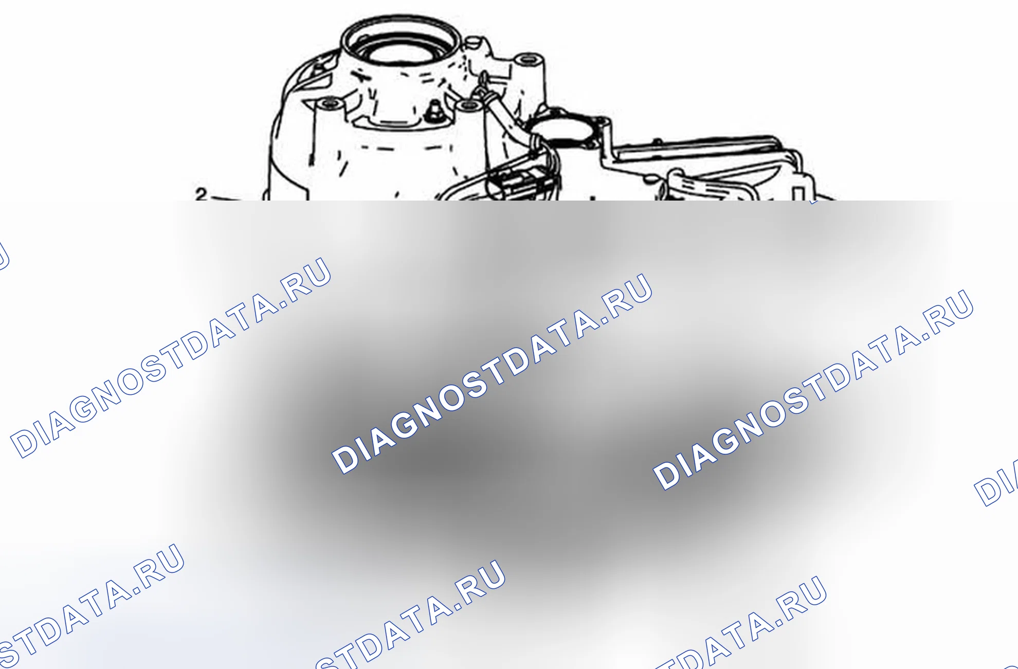 Рис. 10: Вынос половины заднего корпуса. Cadillac ATS I