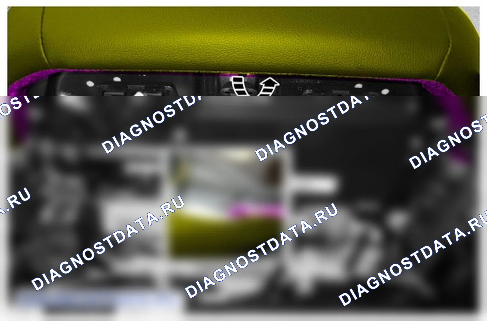 Как снять и установить Крышка подушки переднего сиденья. Ford Mustang VI