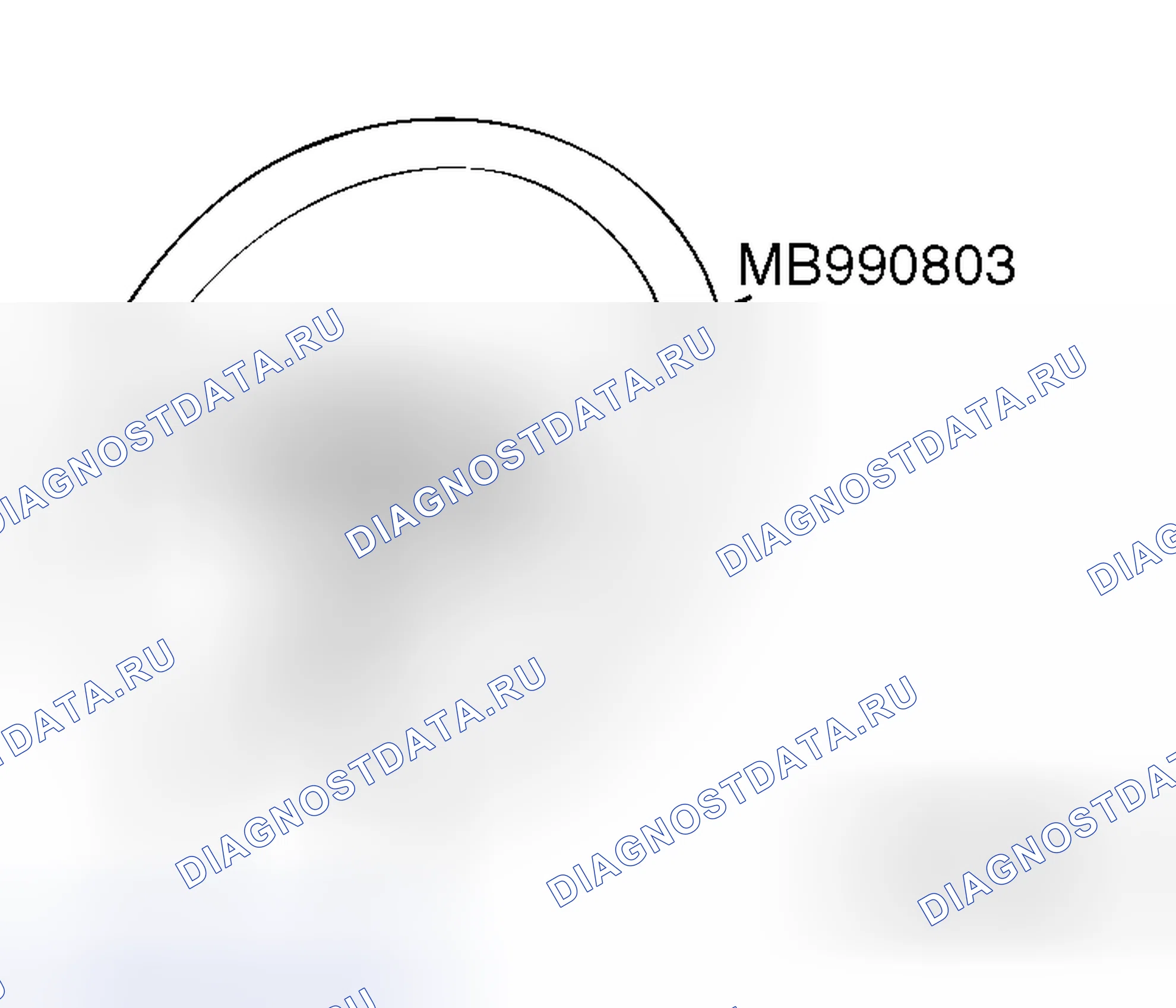 Рис. 72: < < B > > ДЕМОНТАЖ РУЛЕВОГО КОЛЕСА В СБОРЕ. Mitsubishi Endeavor I