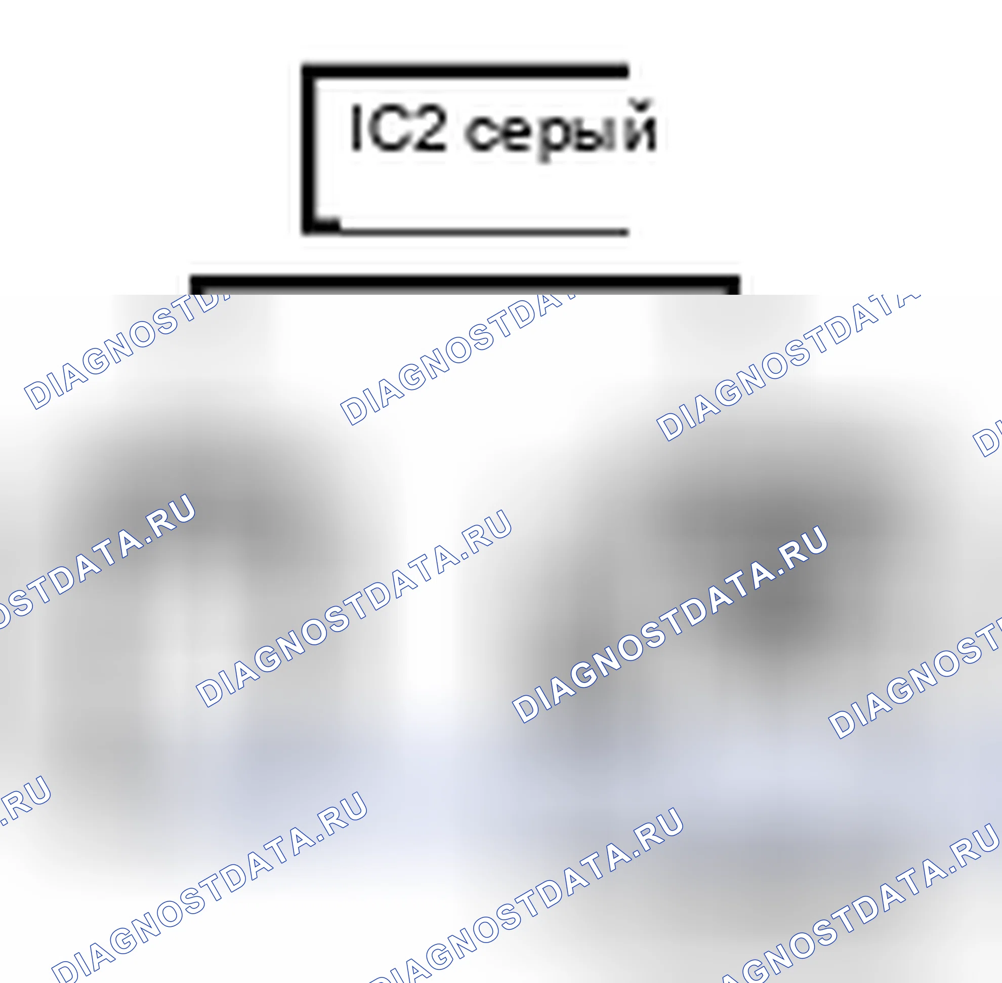 Рис. 662: Вид с торца линейного соединителя (IC2). Lexus SC II рестайлинг