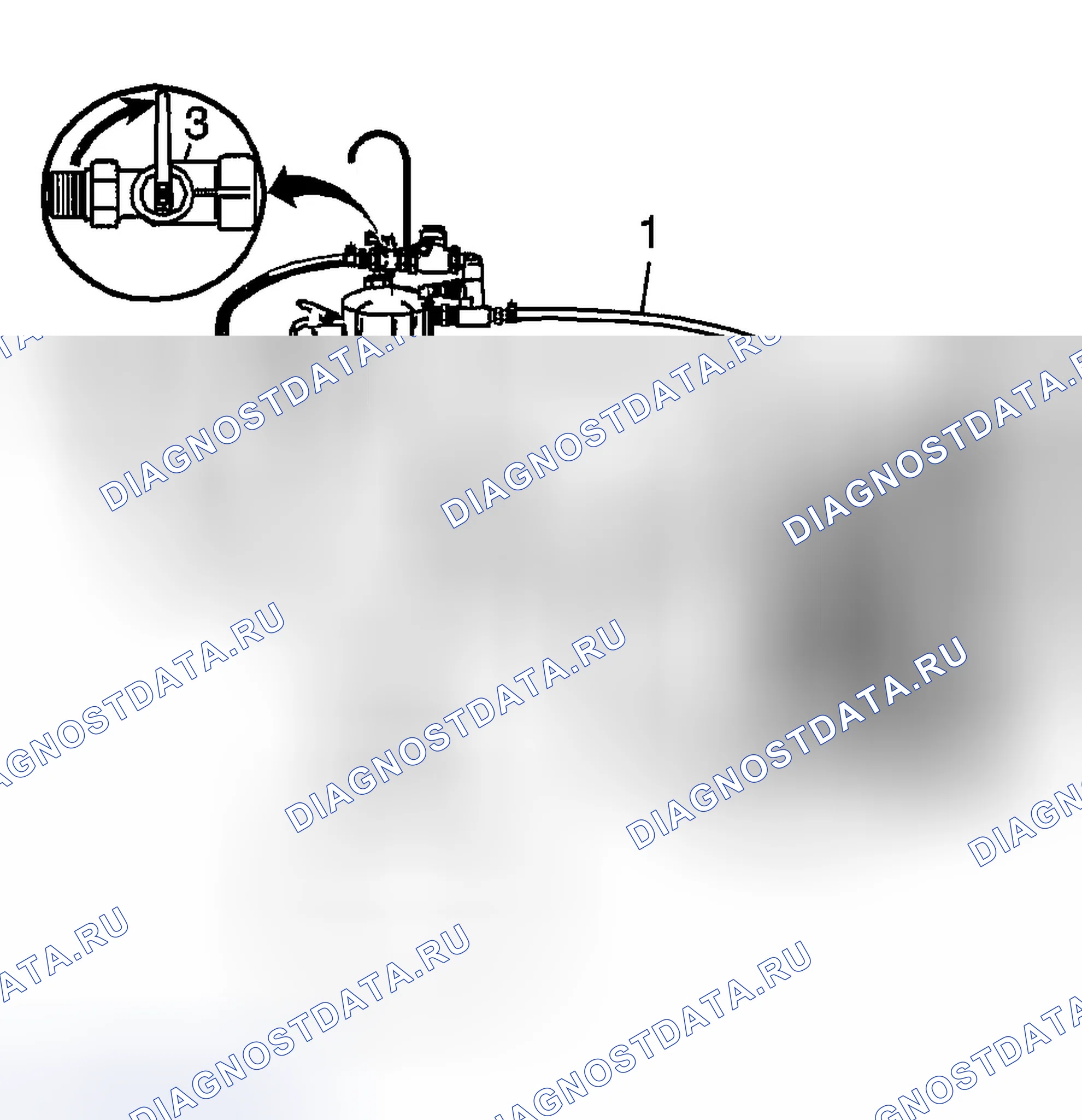 Рис. 899: Прямая промывка. Chevrolet Chevy Express H2500 