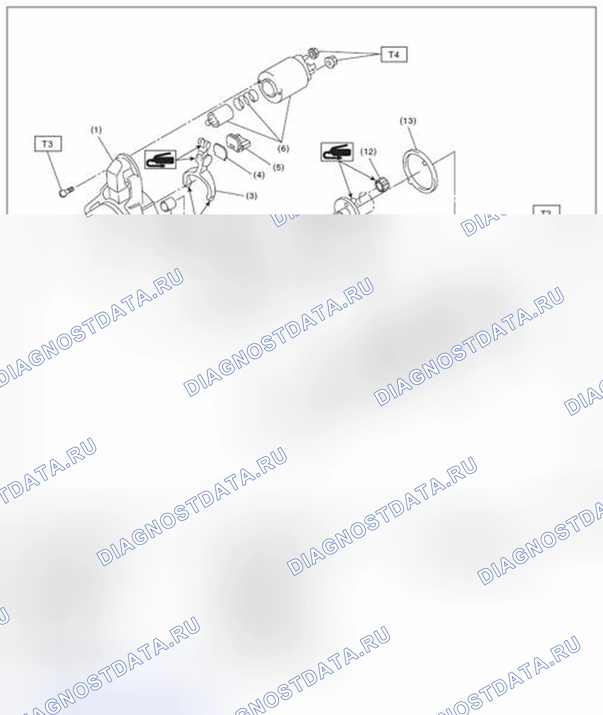 Рис. 110: СТАРТЕР. Subaru Impreza WRX GE рестайлинг