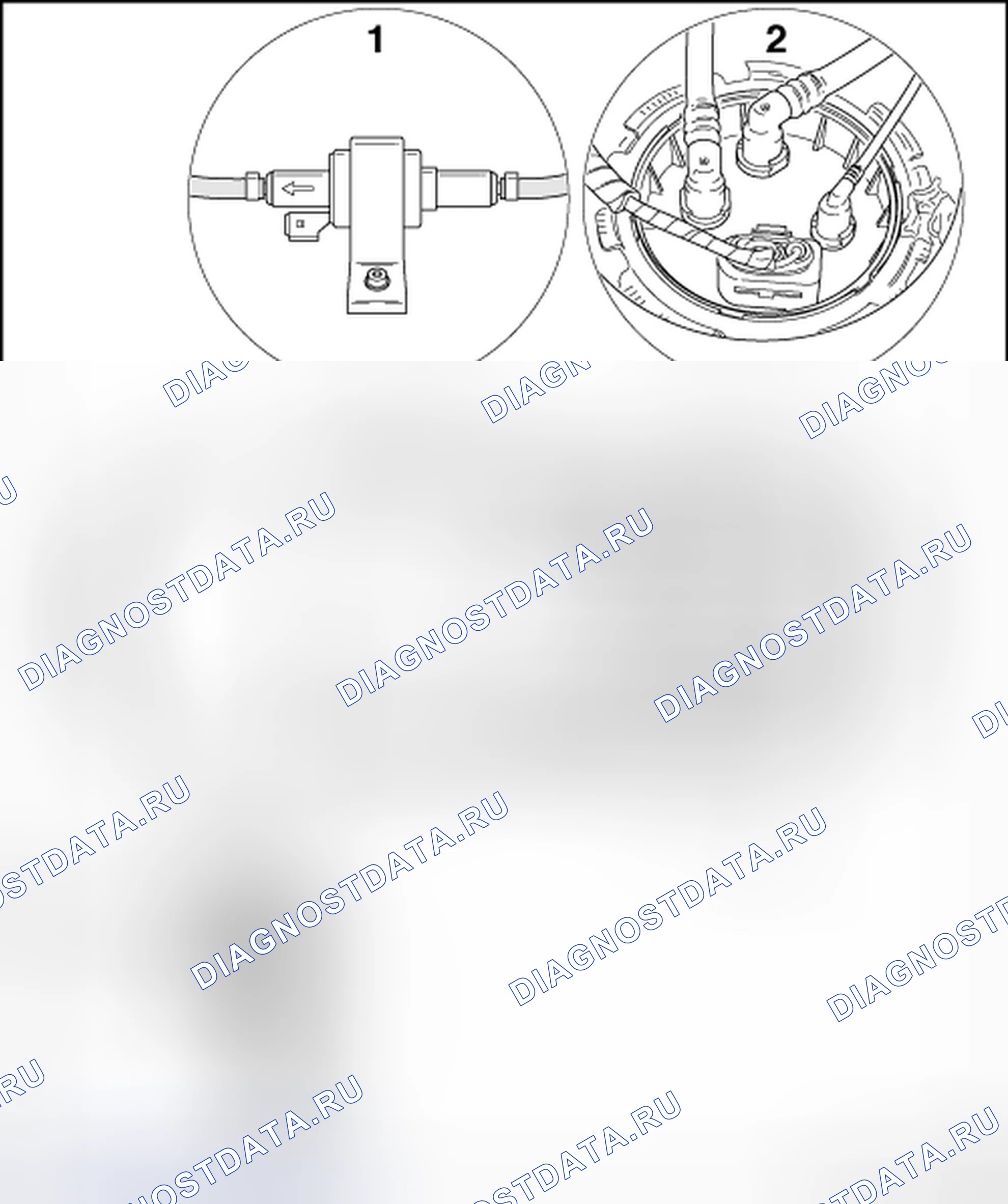 Рис. 19: ТОПЛИВОПРОВОДЫ, ТРАССИРОВКА. Volkswagen Touareg I