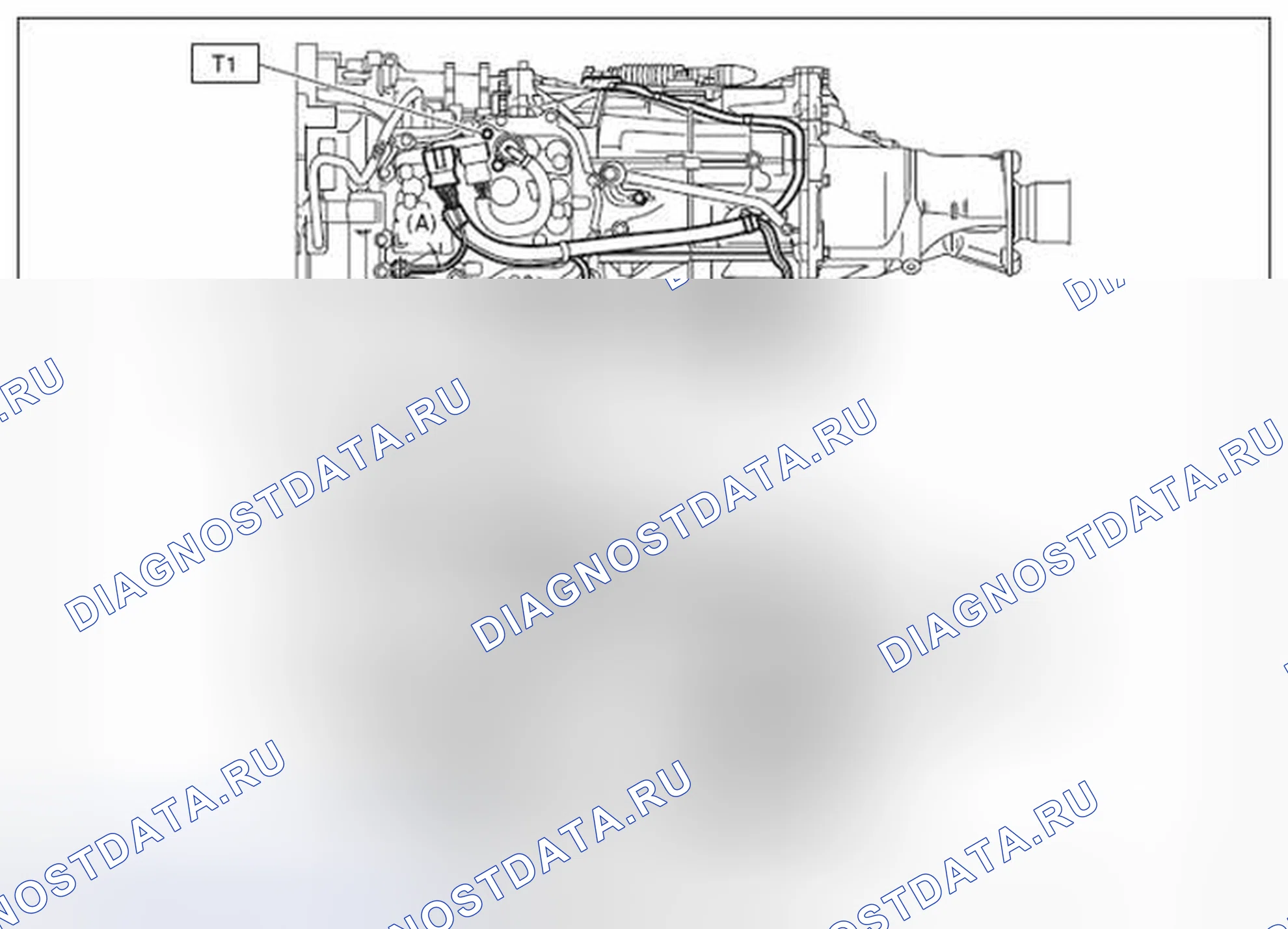 Рис. 415: ЖГУТ ИНГИБИТОРОВ. Subaru Forester SJ