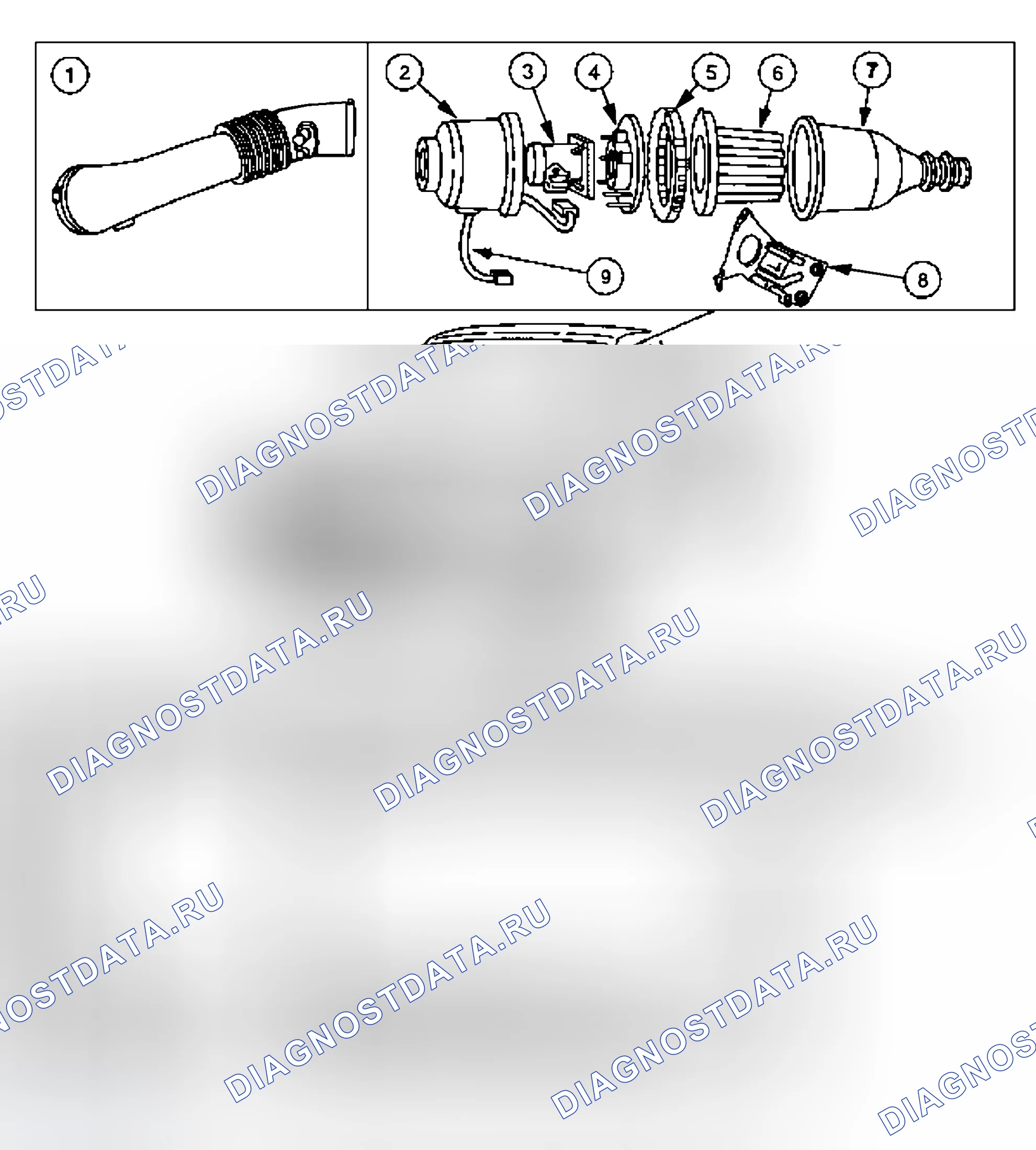 Рис. 17: Расположение компонентов. Ford Pickup F150 