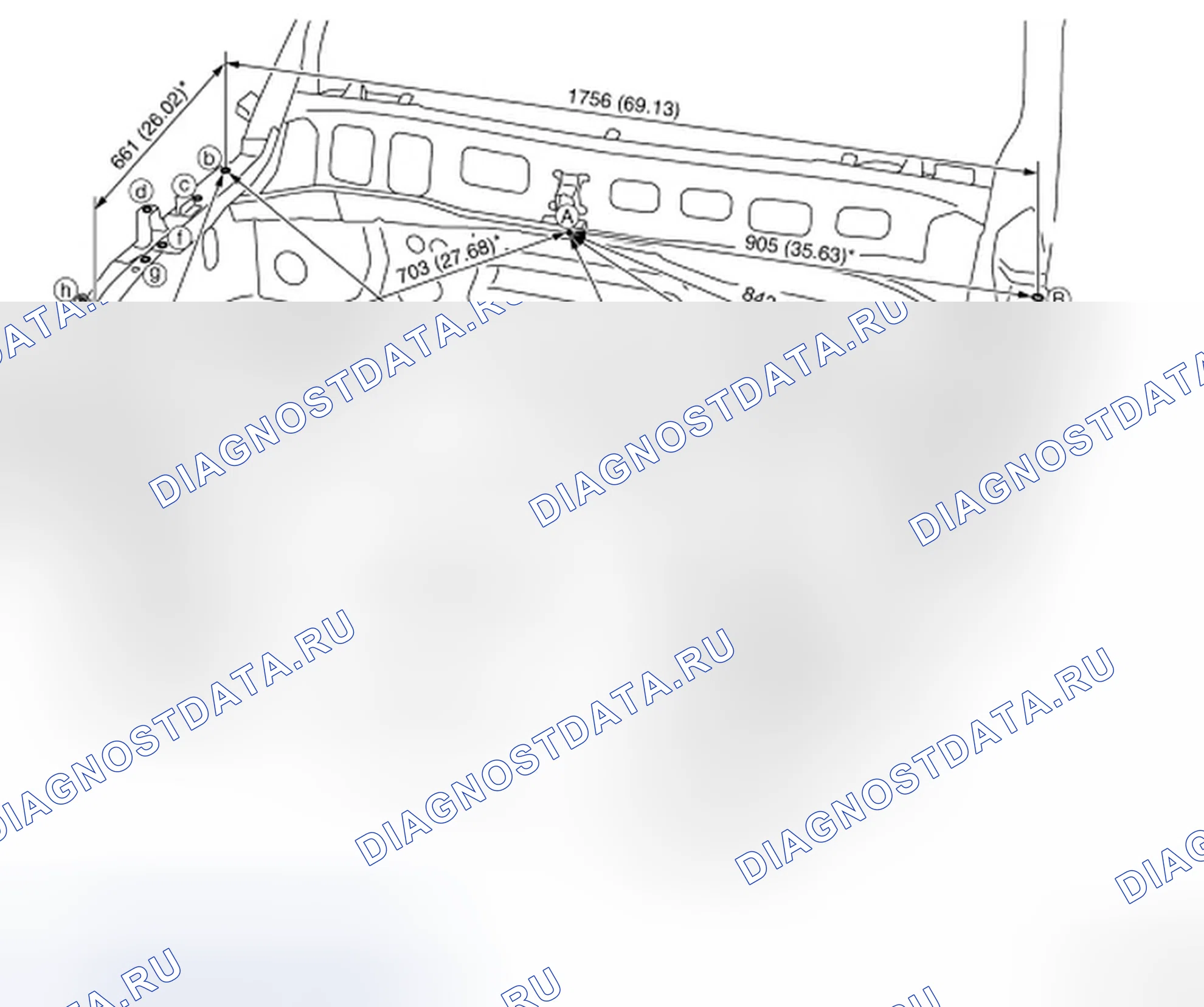 Рис. 52: Измерение. Infiniti QX56 II