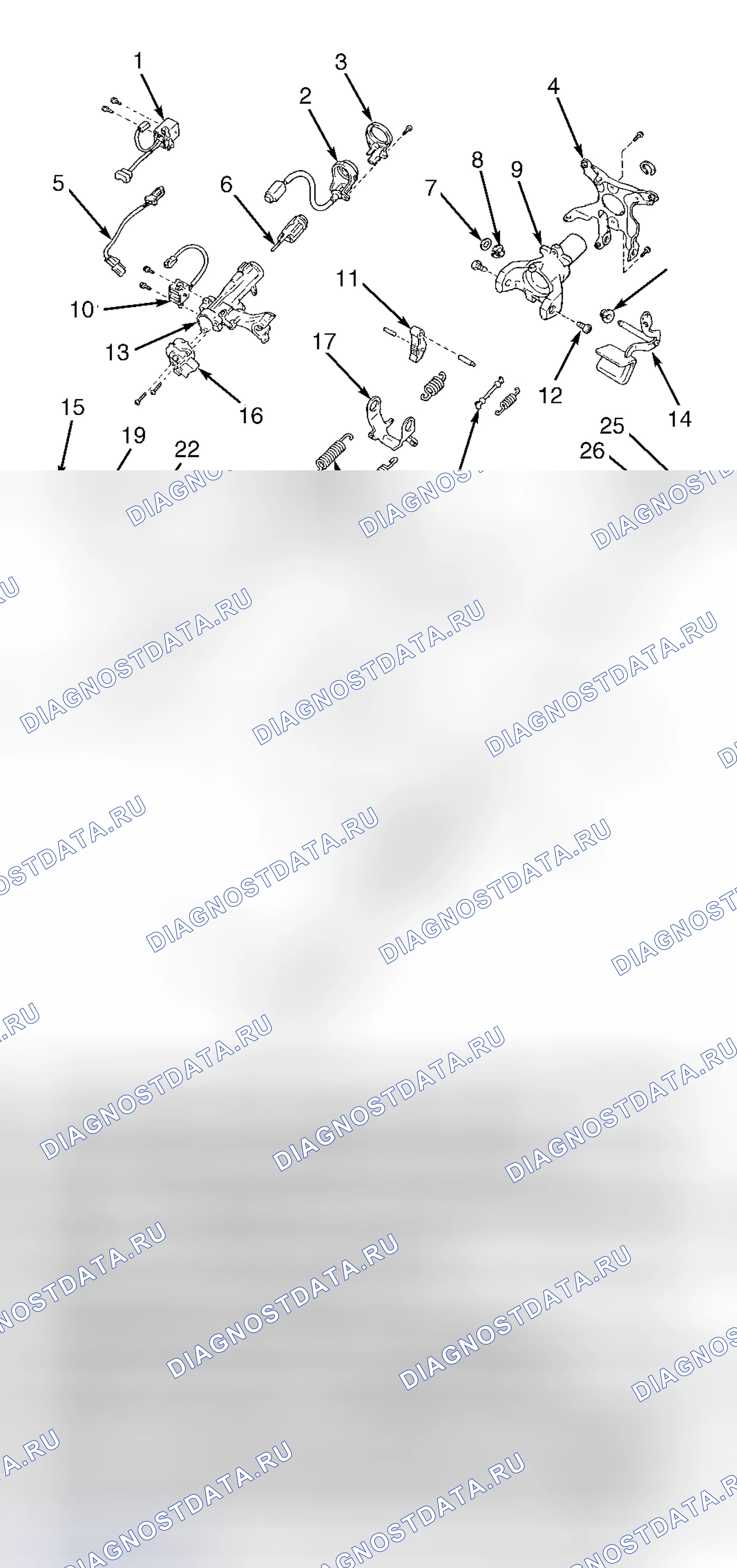 Рис. 4: Разборка (Land Cruiser). Toyota Land Cruiser 100