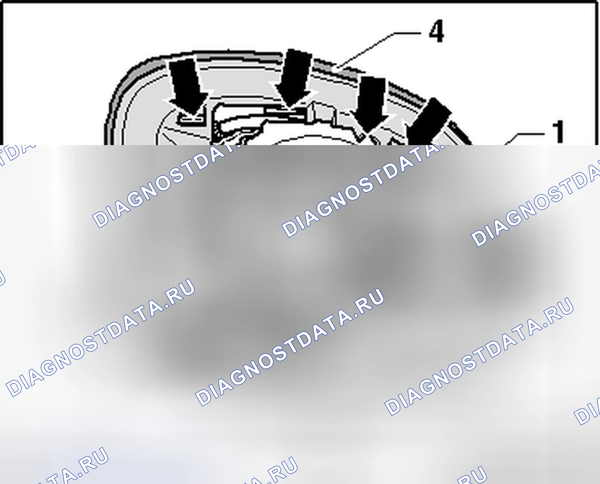 Рис. 15: РАМА КОРПУСА. Volkswagen Tiguan I