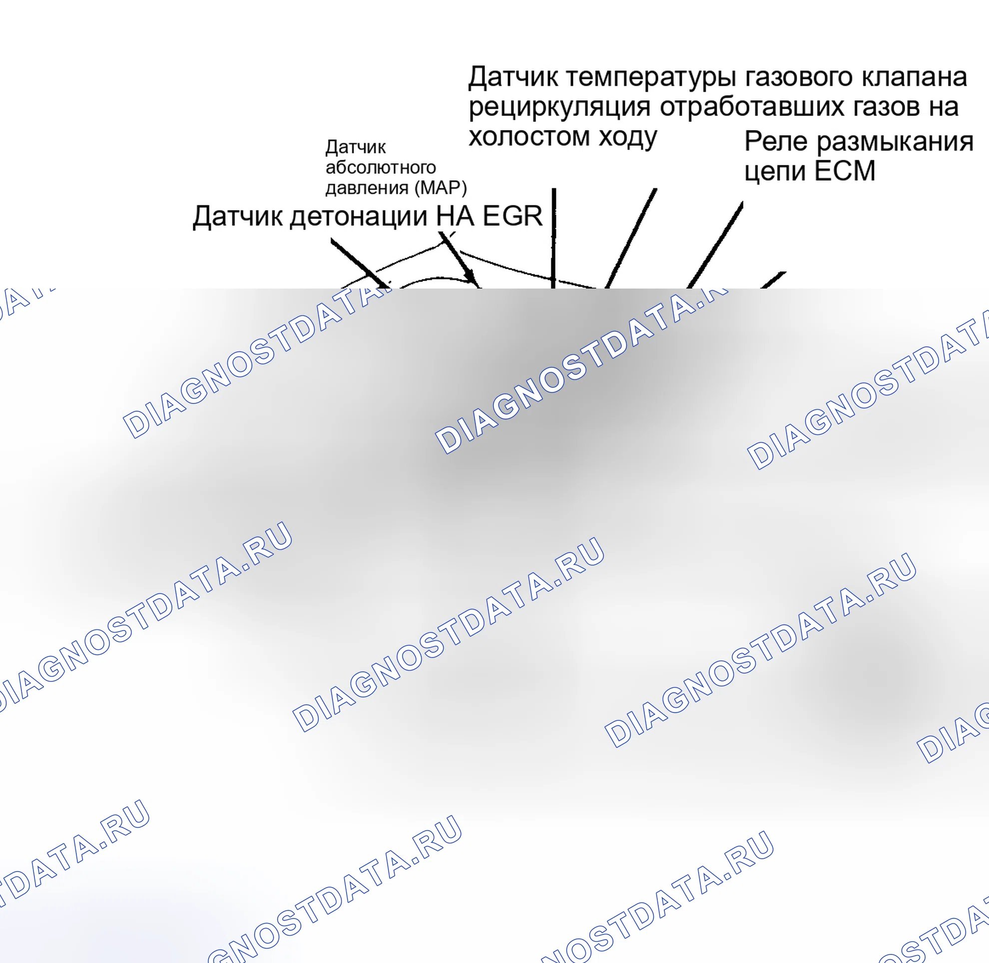 Рис. 1: КОМПЬЮТЕРНАЯ СИСТЕМА УПРАВЛЕНИЯ TOYOTA (TCCS). Toyota Celica T200