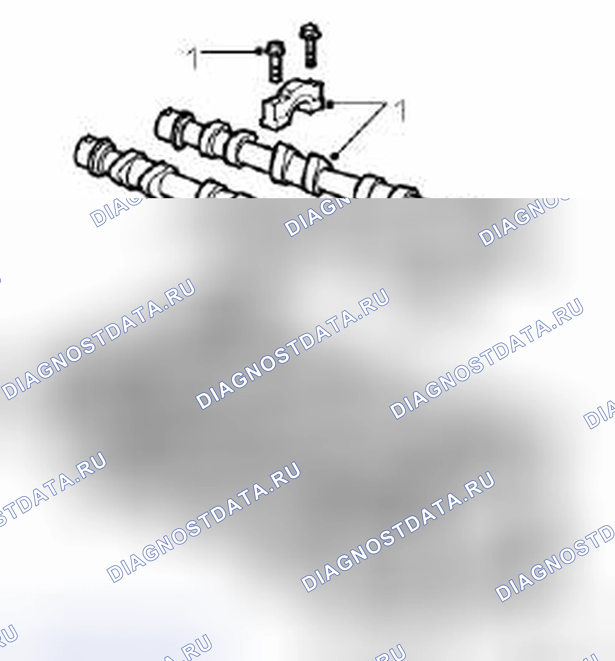 Рис. 250: Демонтаж клапанной передачи. Kia Picanto III