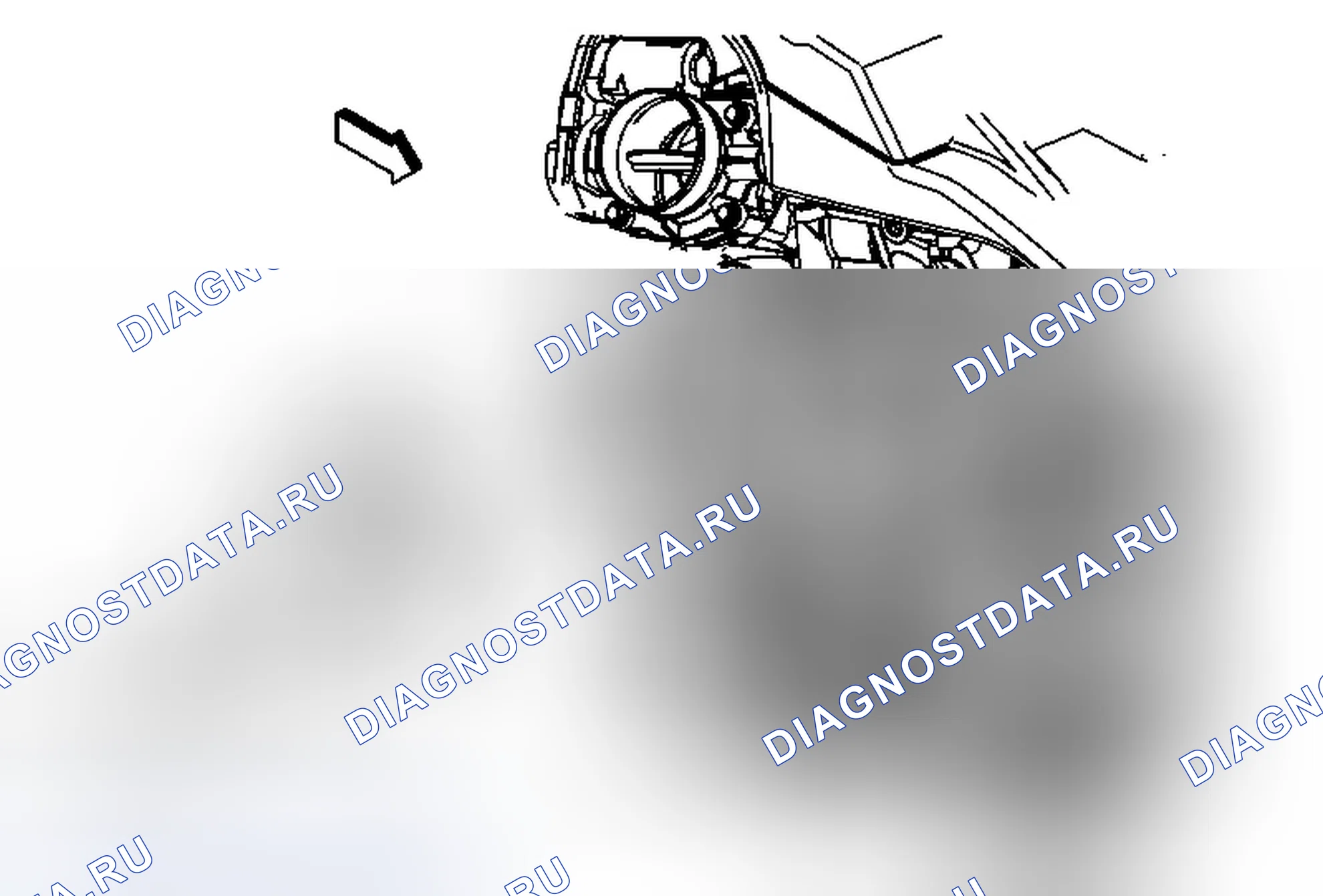 Рис. 14: Замена водовыпуска (LF1). Chevrolet Equinox II