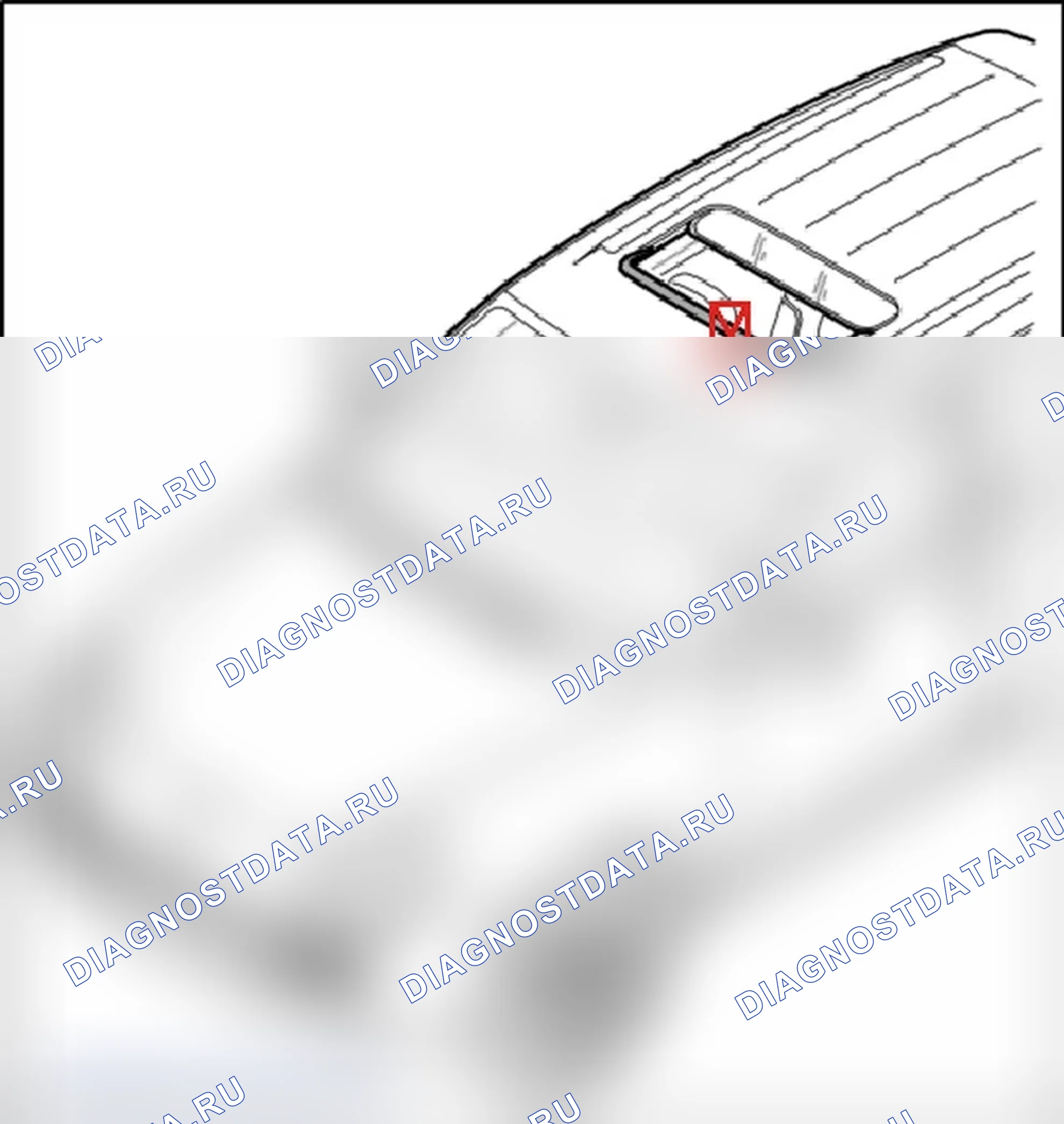 Рис. 81: Демонтаж дефлектора воздуха. Porsche Cayenne Turbo I рестайлинг
