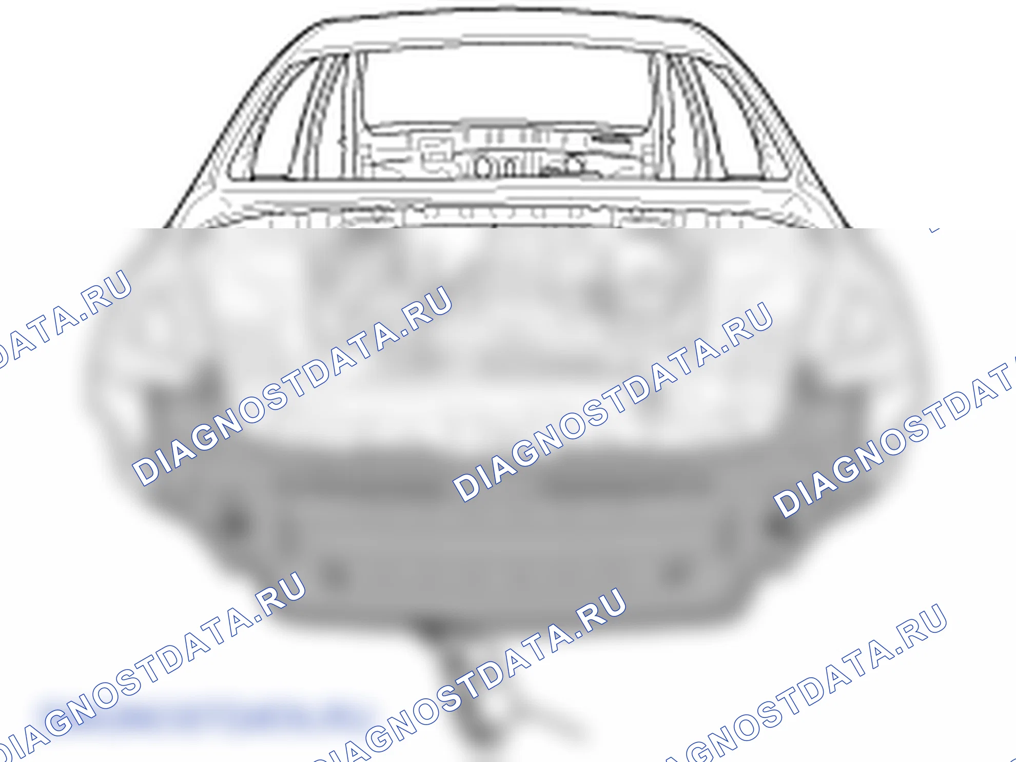 Снятие задней панели и заднего пола боковой элемент. Hyundai Genesis BH