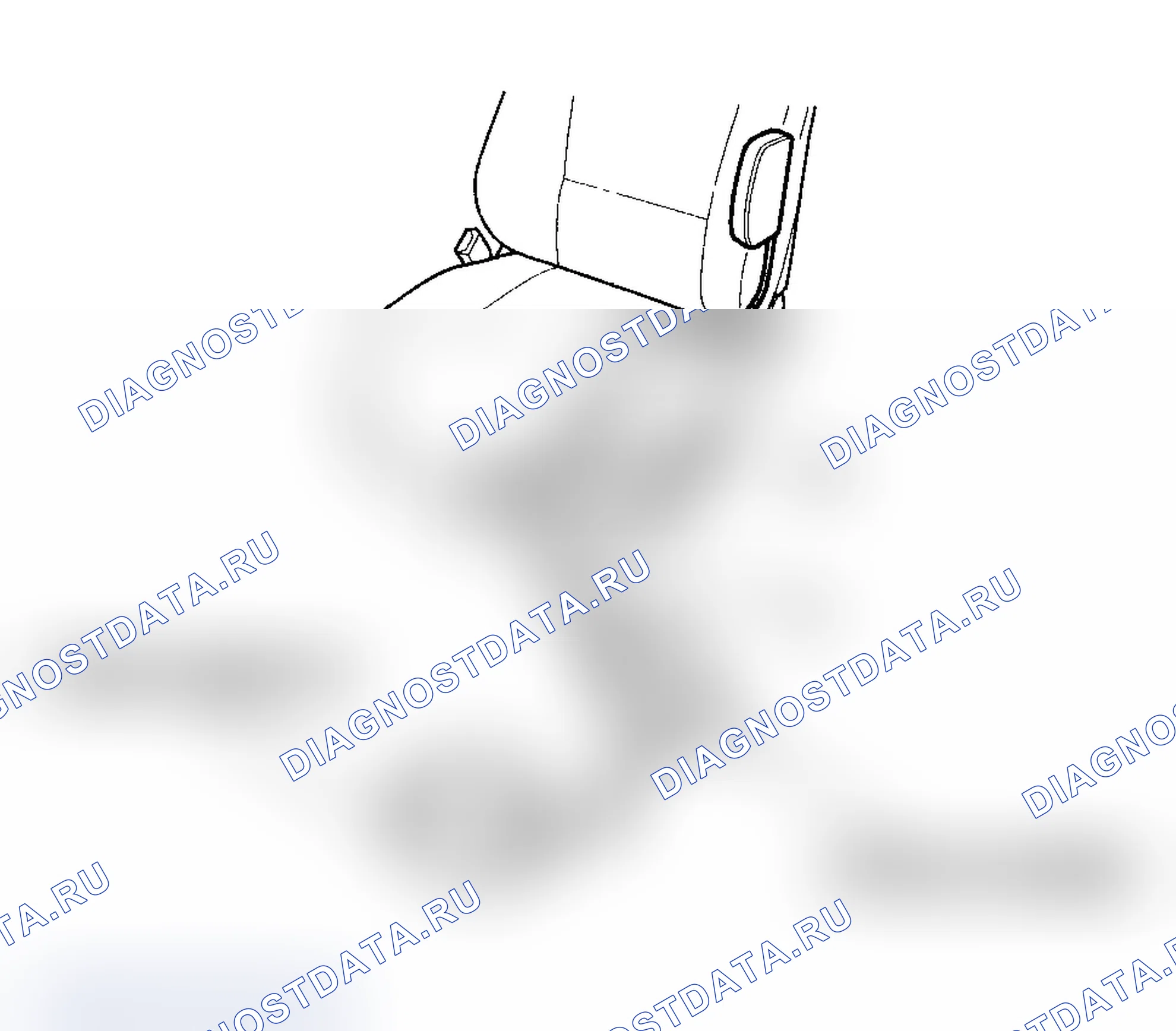 Рис. 91: расшифровка кода ошибки 31-8x (с 31-80 по 31-89, с 31-8A по 31-8F): короткое замыкание на питание в нагнетателе подушки безопасности со стороны водителя. Acura TL III